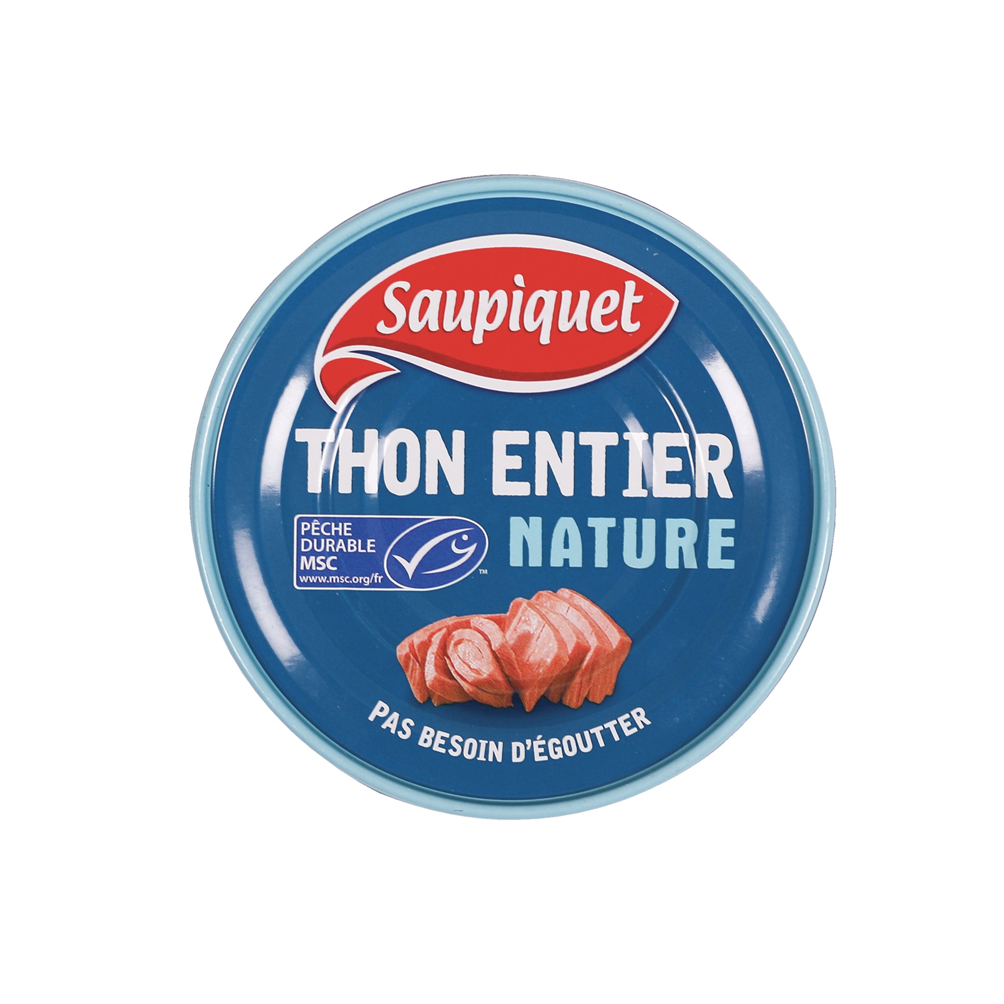 Lot de 4 boîtes de thon entier nature