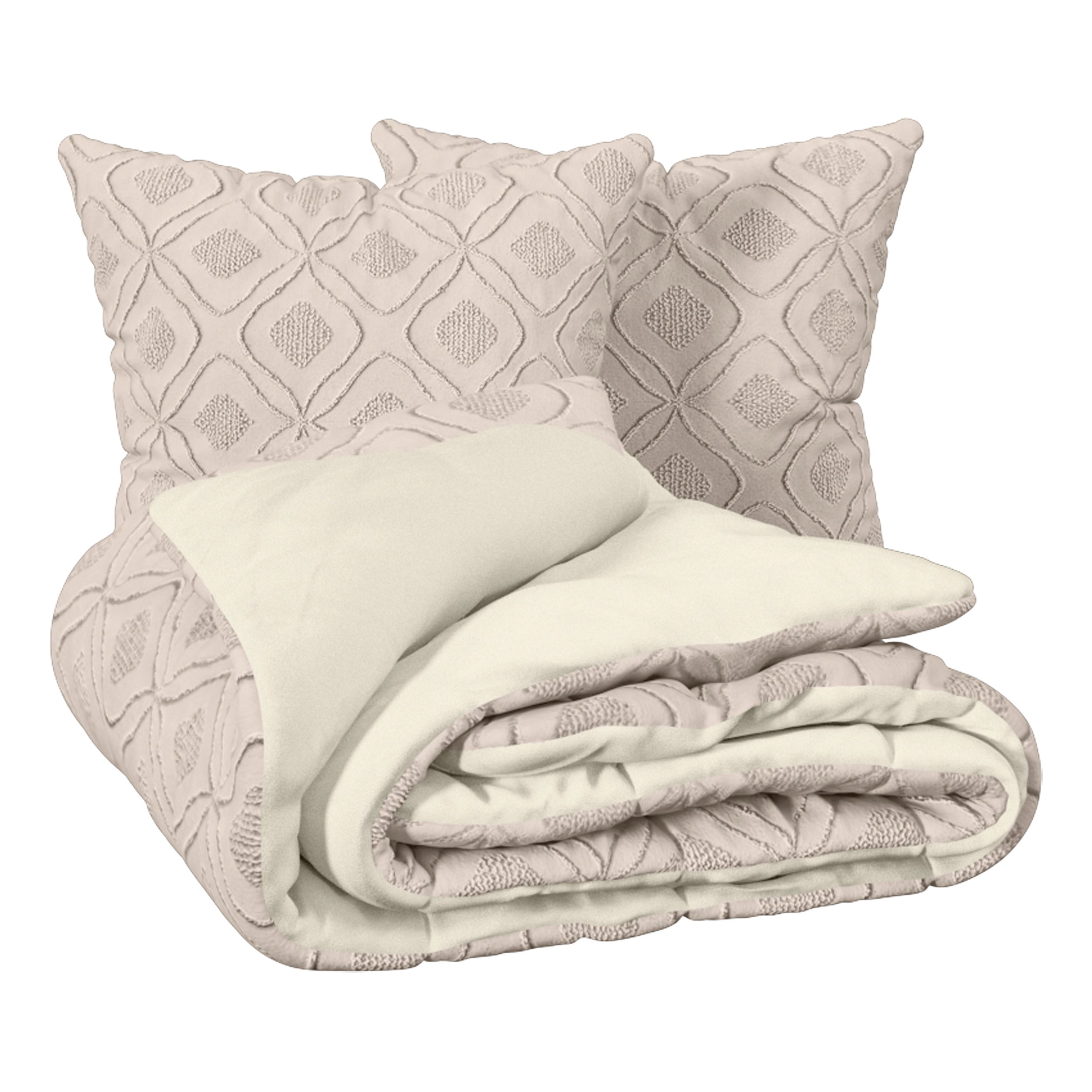 Parure de lit jacquard 240x220cm