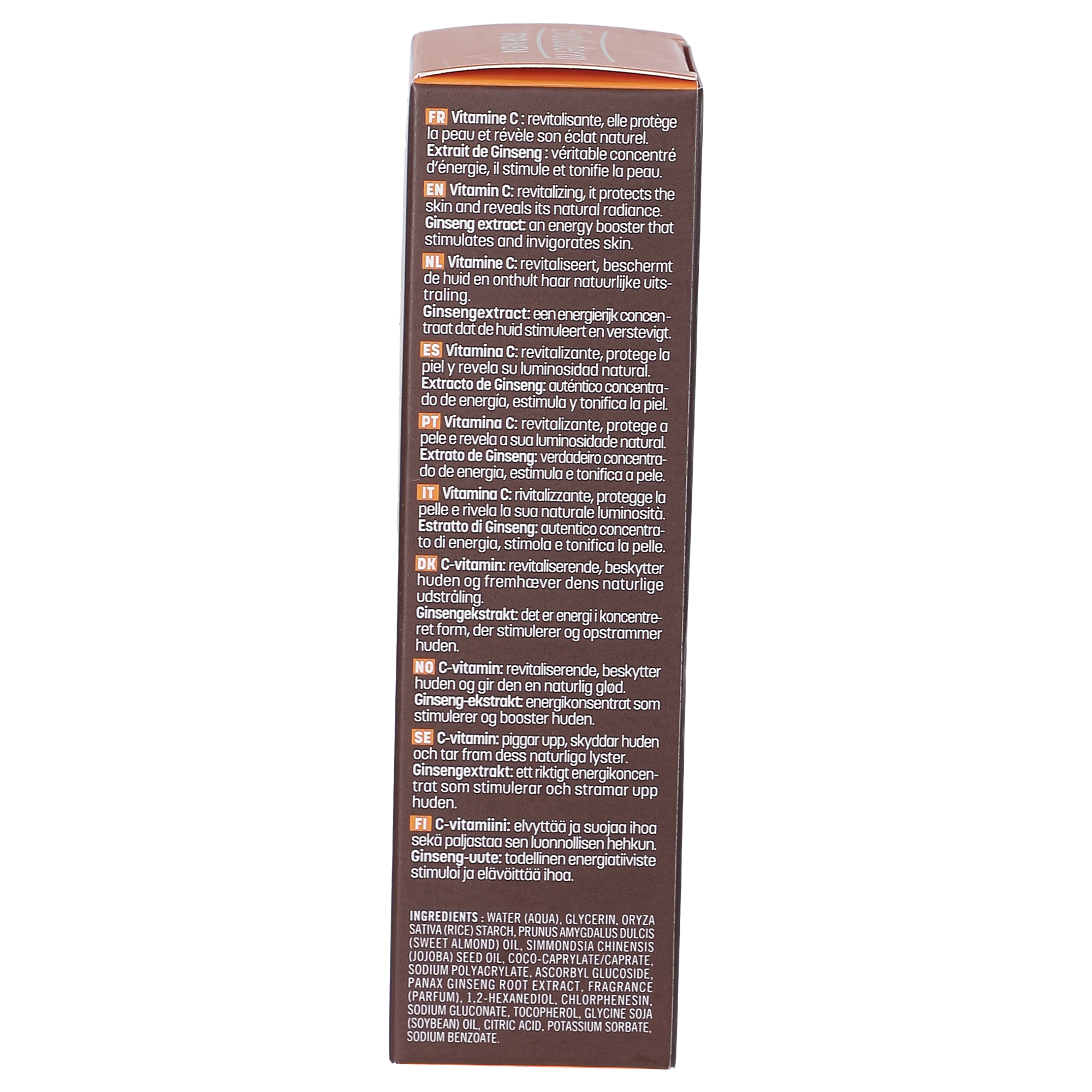 Soin hydratant énergisant visage