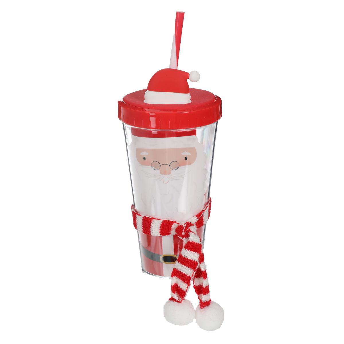 Mug de Noël avec paille
