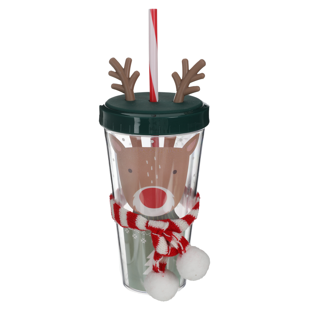Mug de Noël avec paille