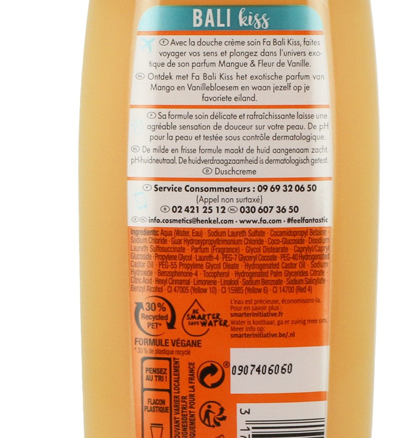 Gel douche Bali kiss