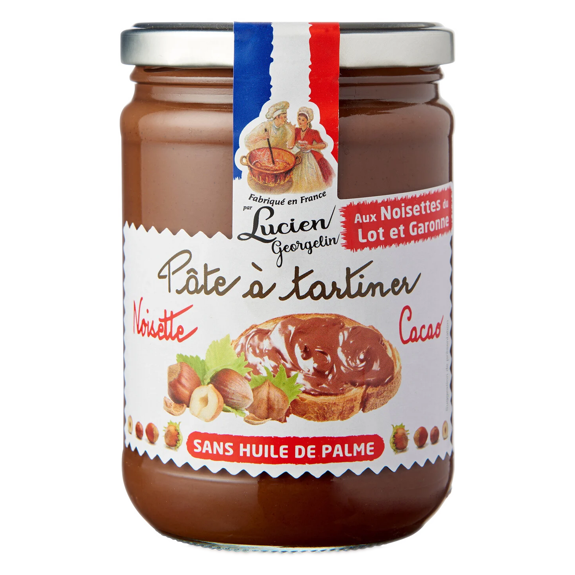 Pâte à tartiner noisettes et cacao