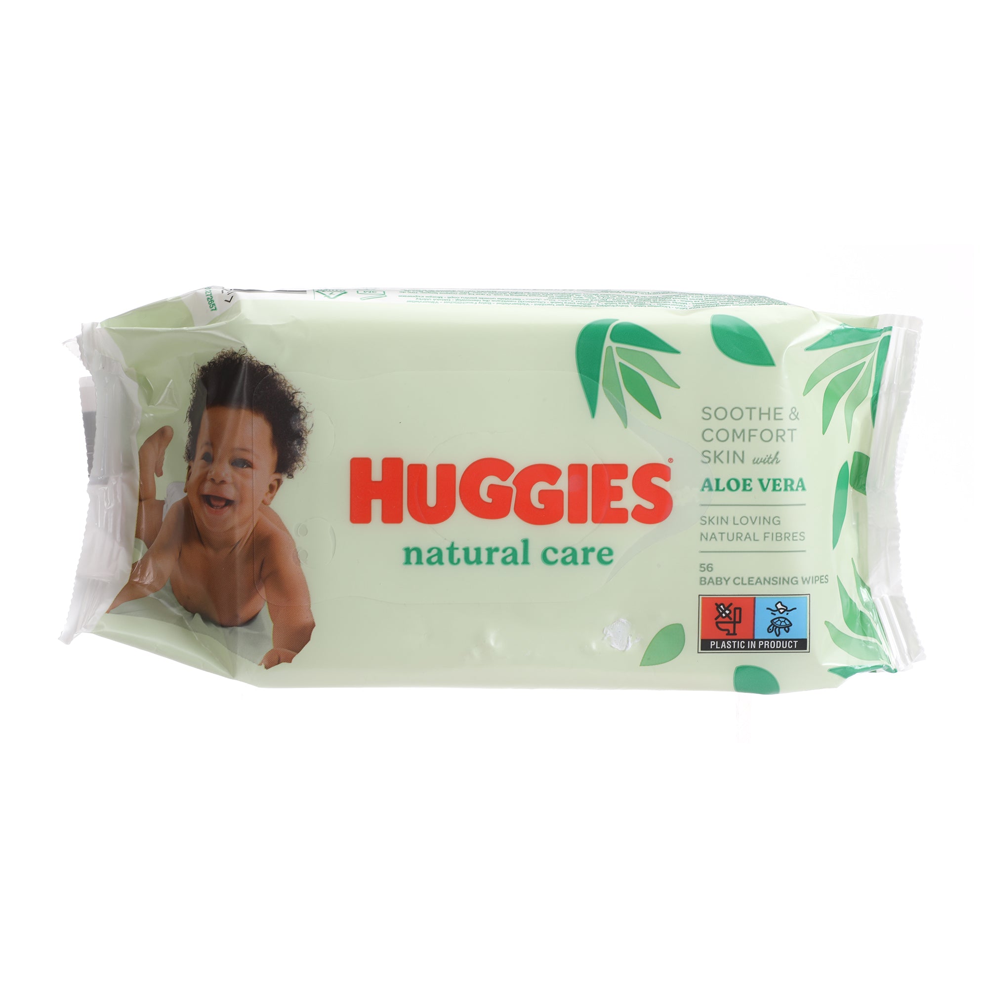 56 lingettes bébé natural care