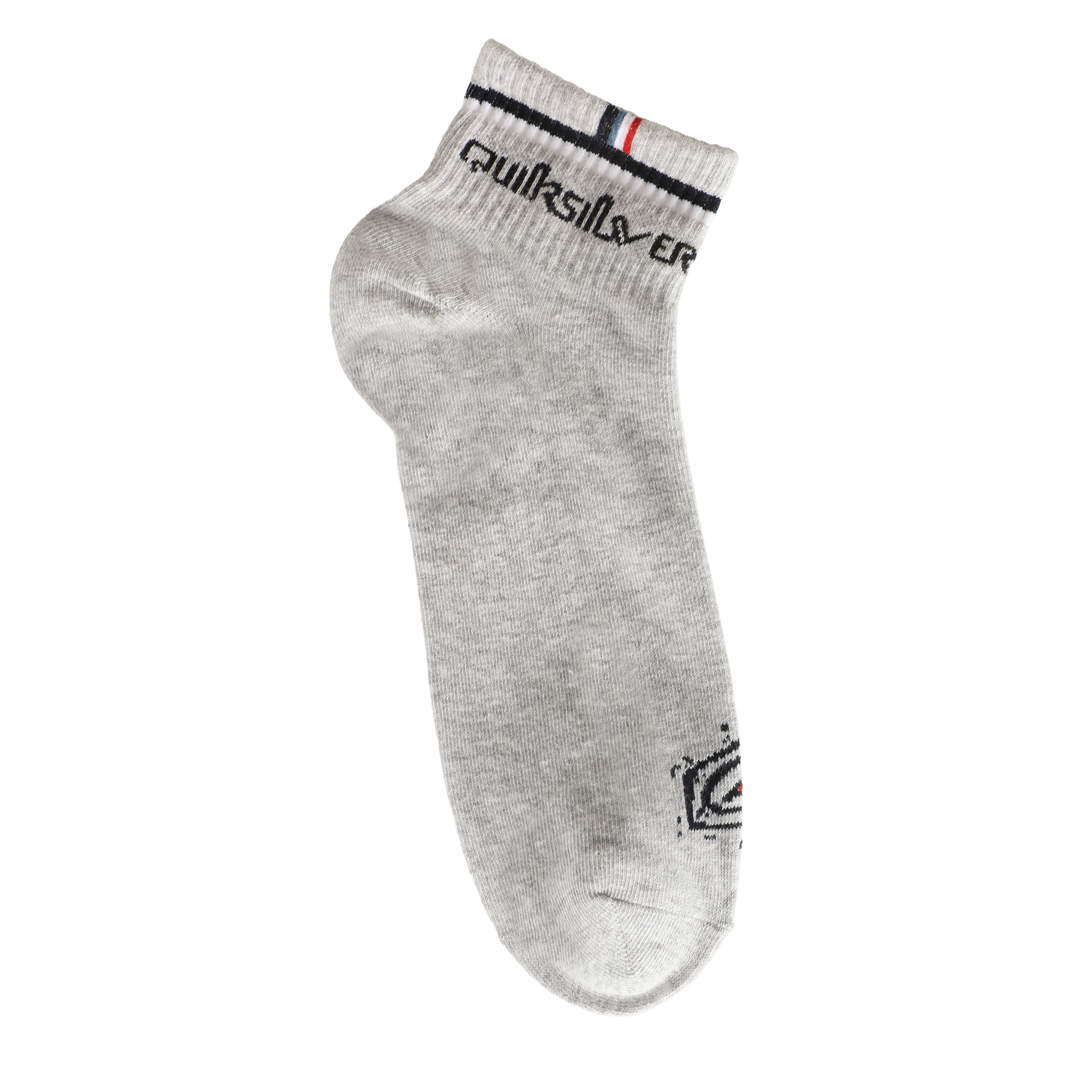 3 paires de chaussettes courtes tennis 39/46 - Gris