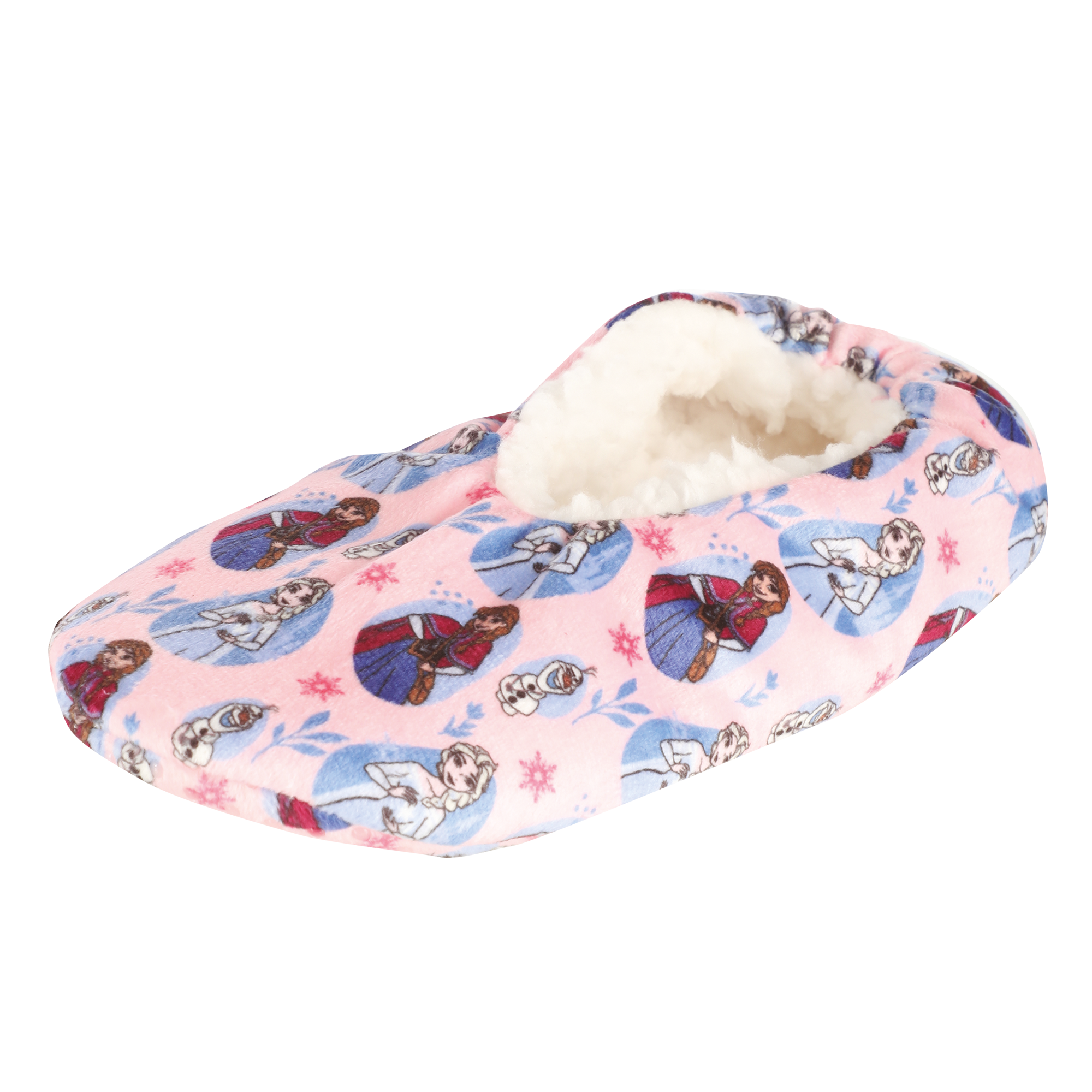 Chaussons fourrées sherpa 27/35 - Rose