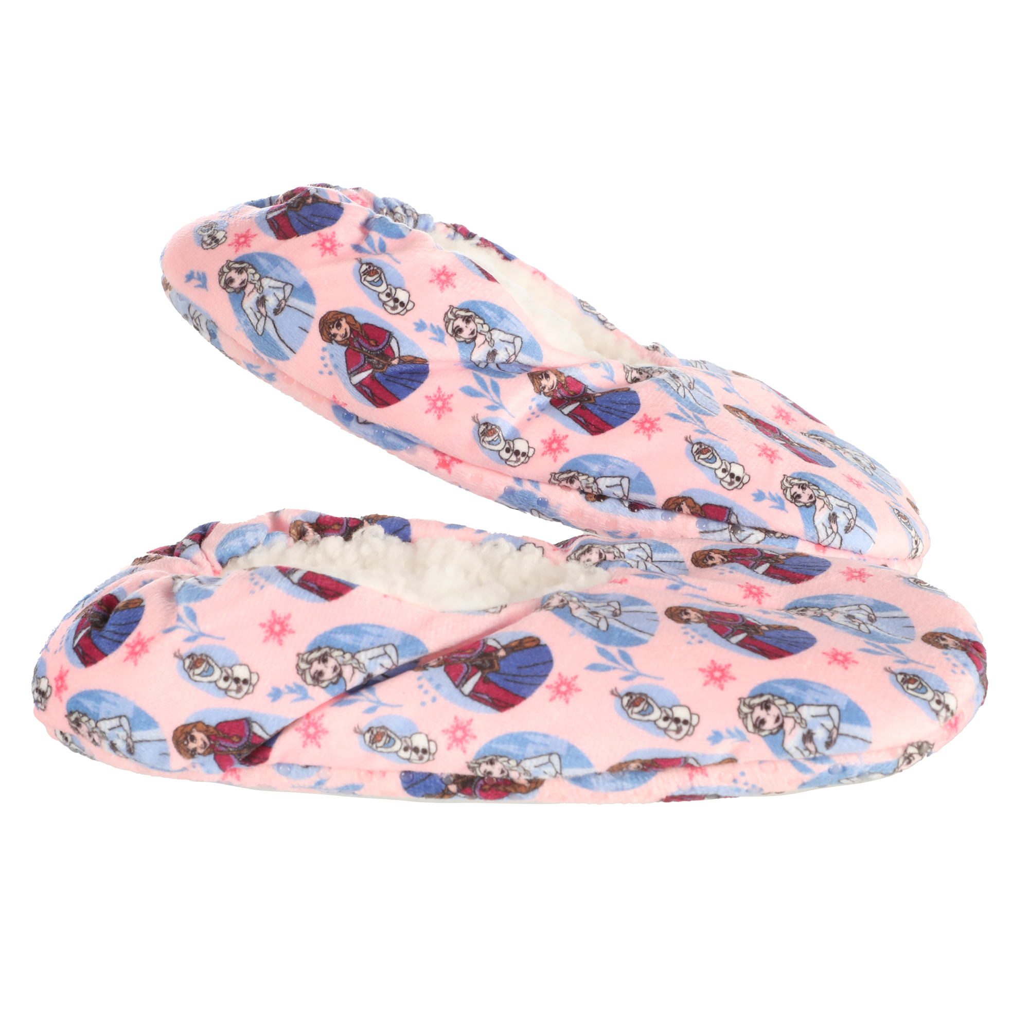 Chaussons fourrées sherpa 27/35 - Rose