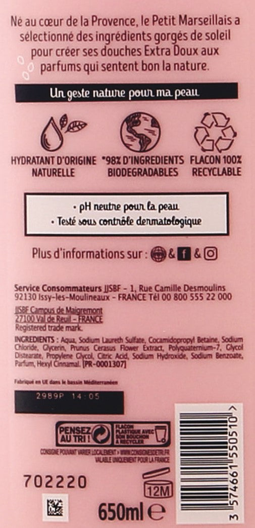 Gel douche fleur de cerisier