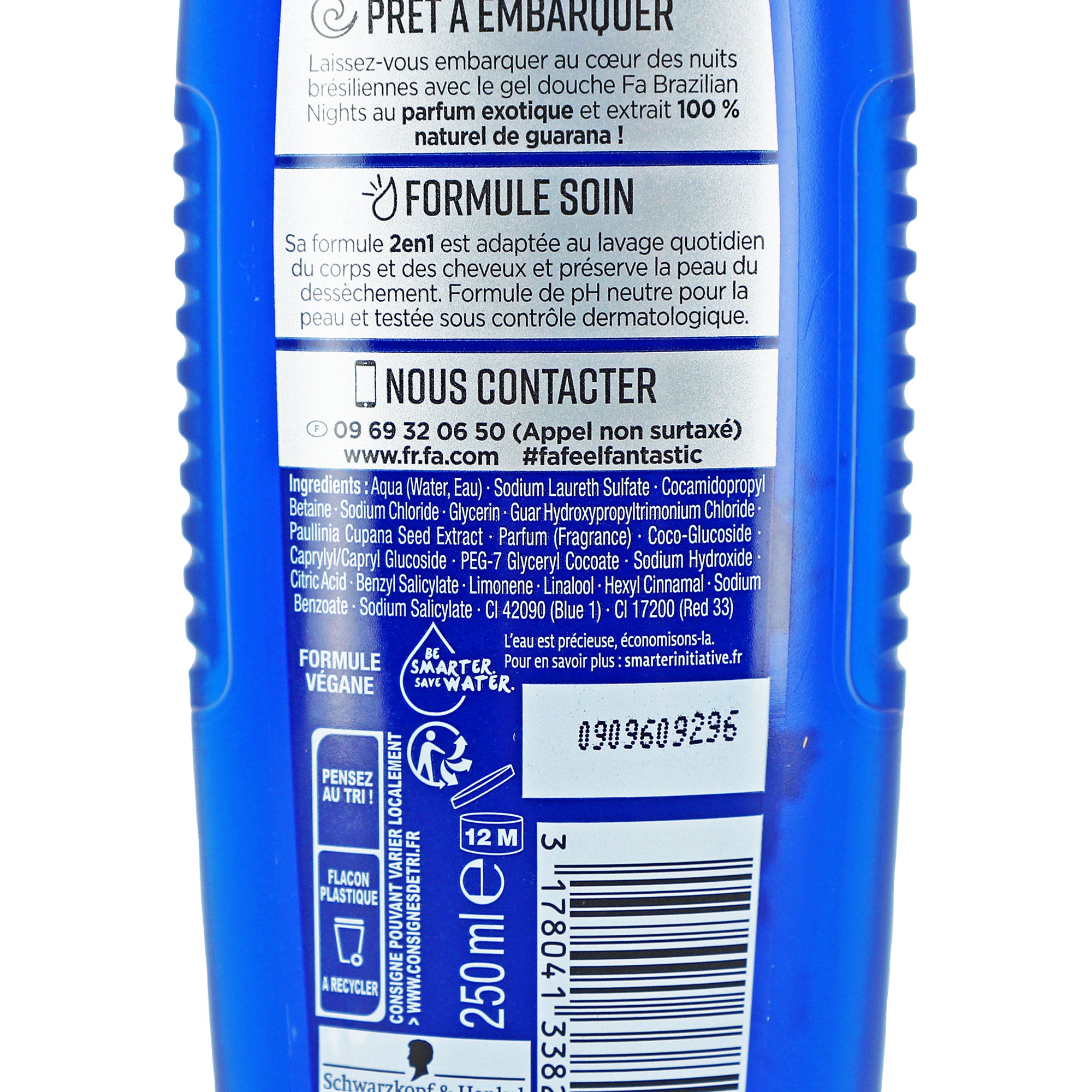 Gel douche stimulant brazilian night