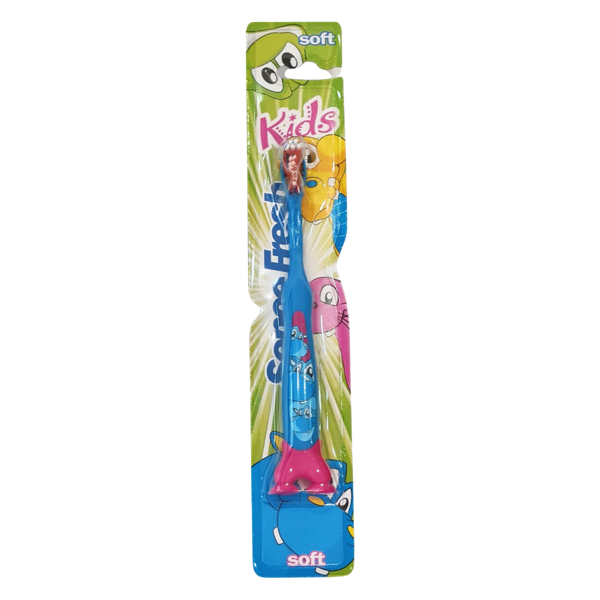 Brosse à dent enfant soft bleue
