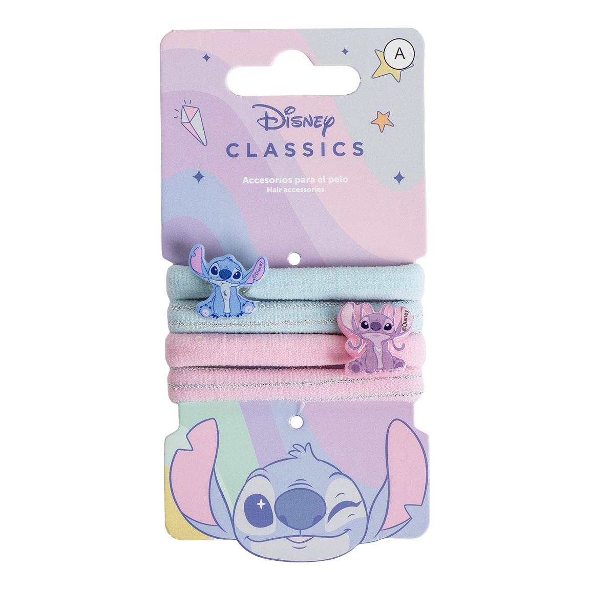 4 élastiques cheveux Lilo et Stitch
