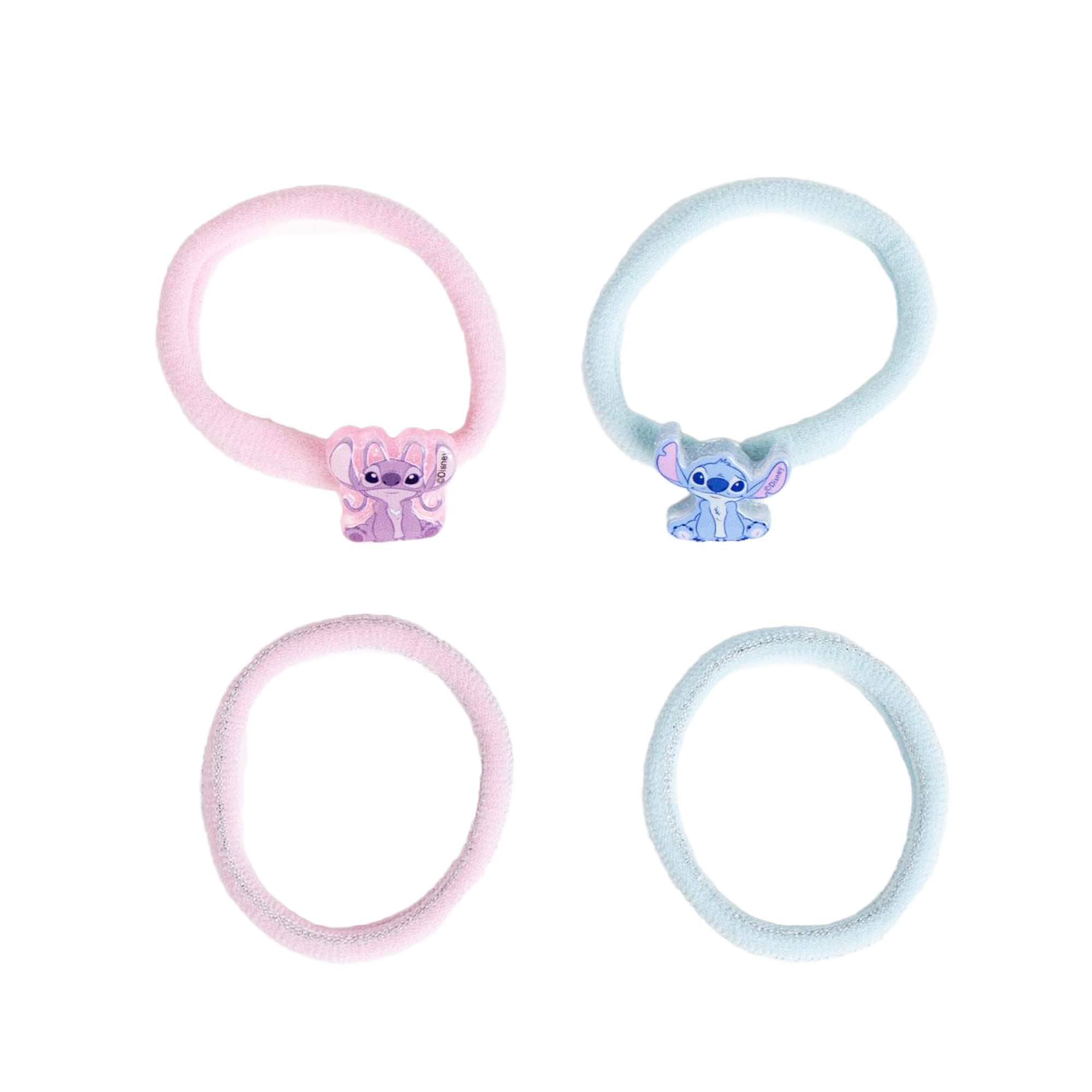 4 élastiques cheveux Lilo et Stitch