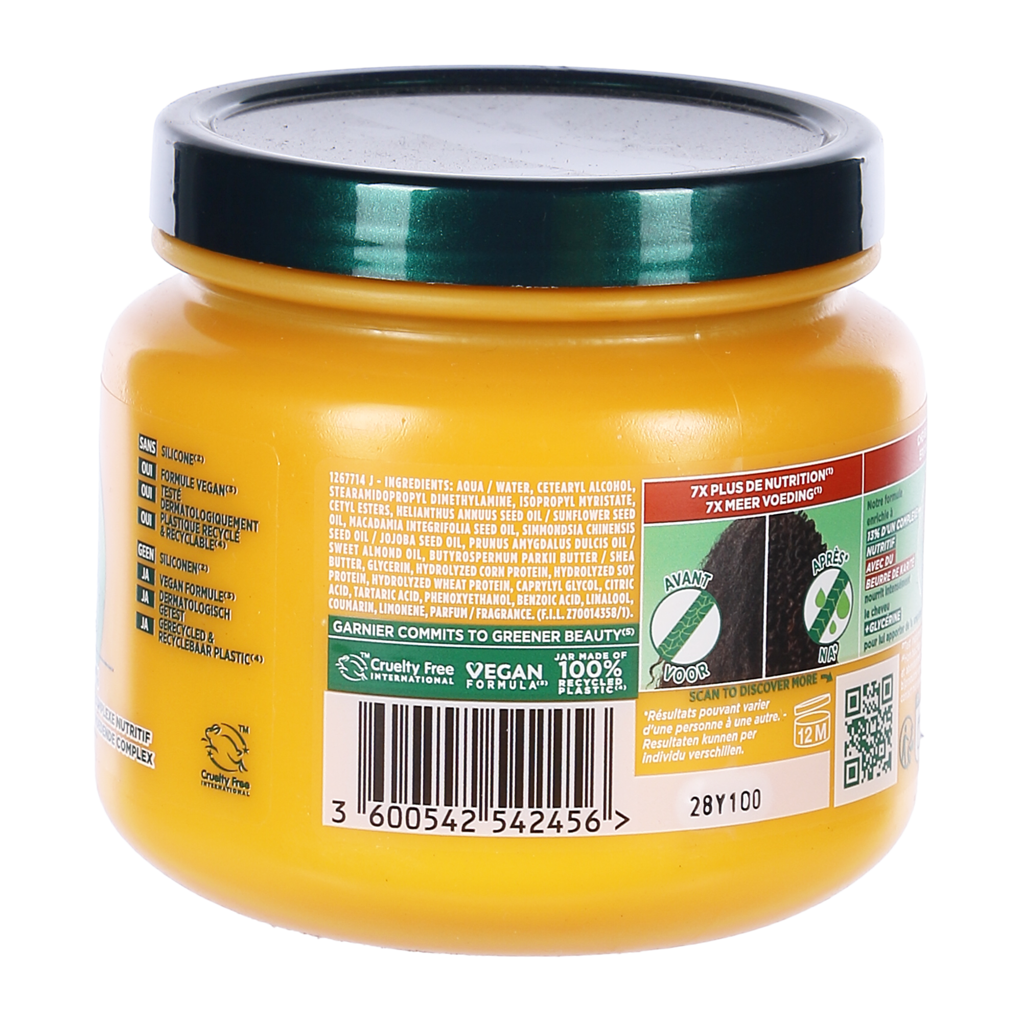 Masque pour cheveux Nutrition intense
