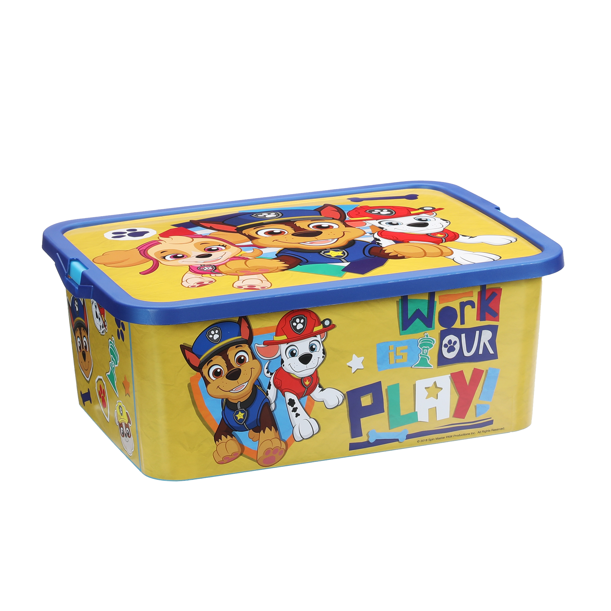 Boîte de rangement 13L Pat Patrouille