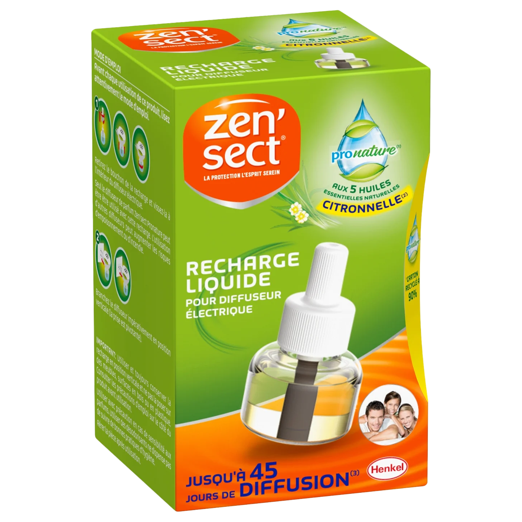 RECHARGE LIQUIDE A LA CITRONNELLE 45 NUITS
