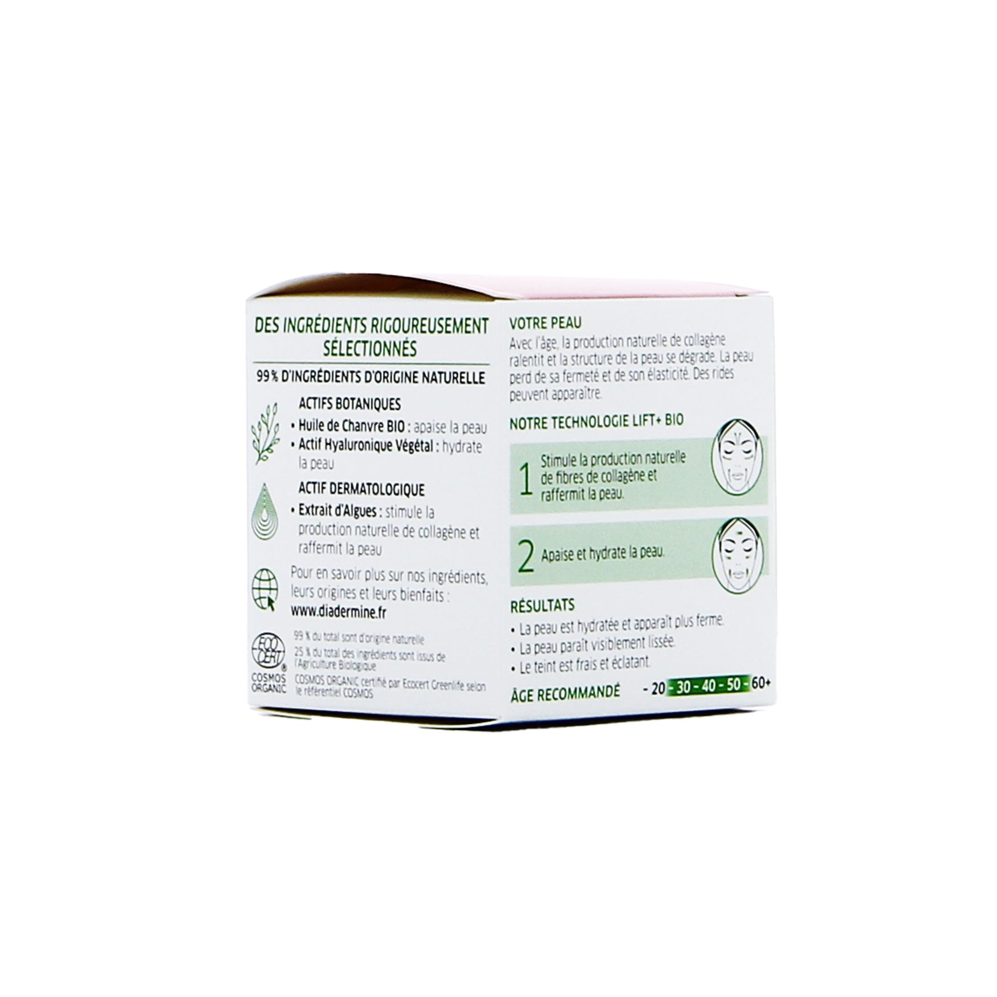 Crème de jour anti-âge lift+ bio
