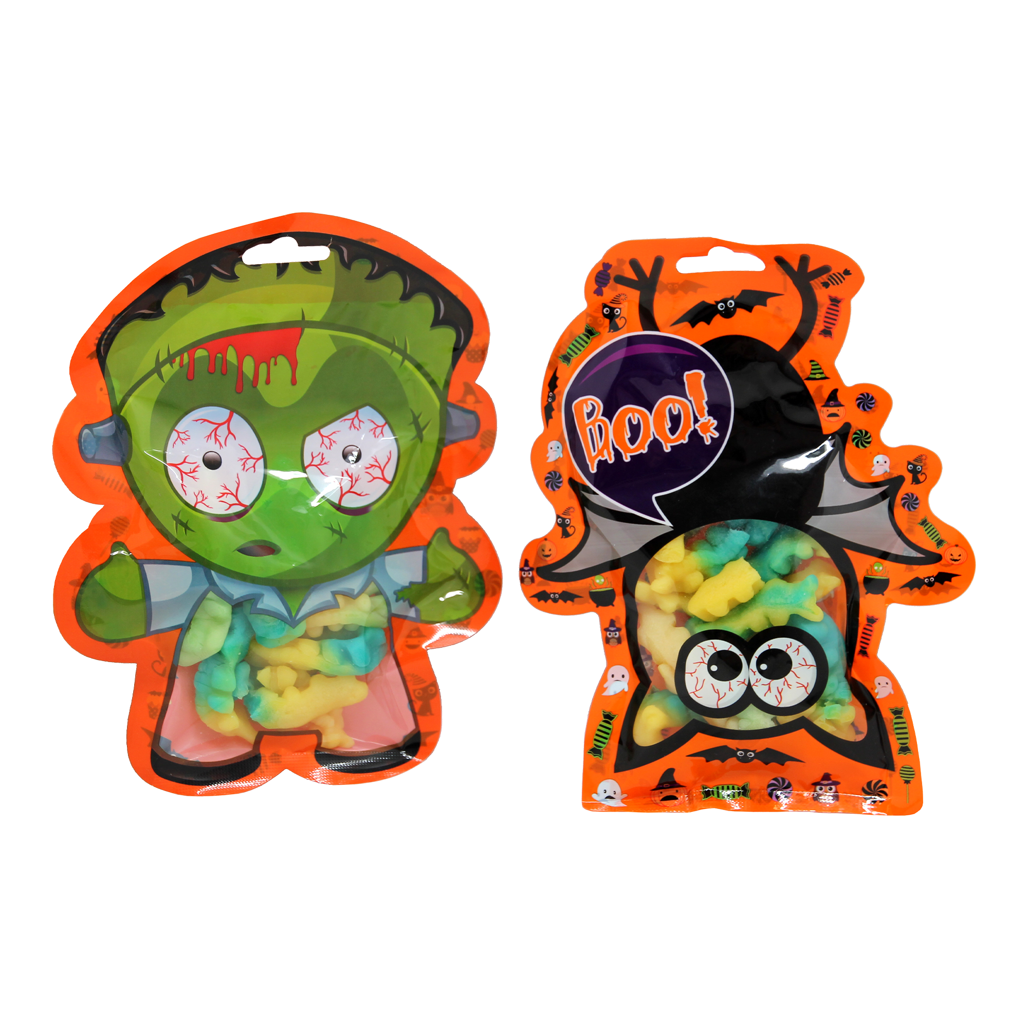Sachet de bonbons monstre halloween