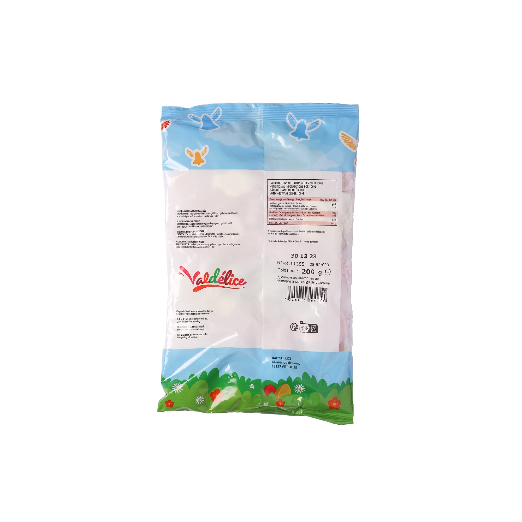 Sachet meringues fantaisie lapin
