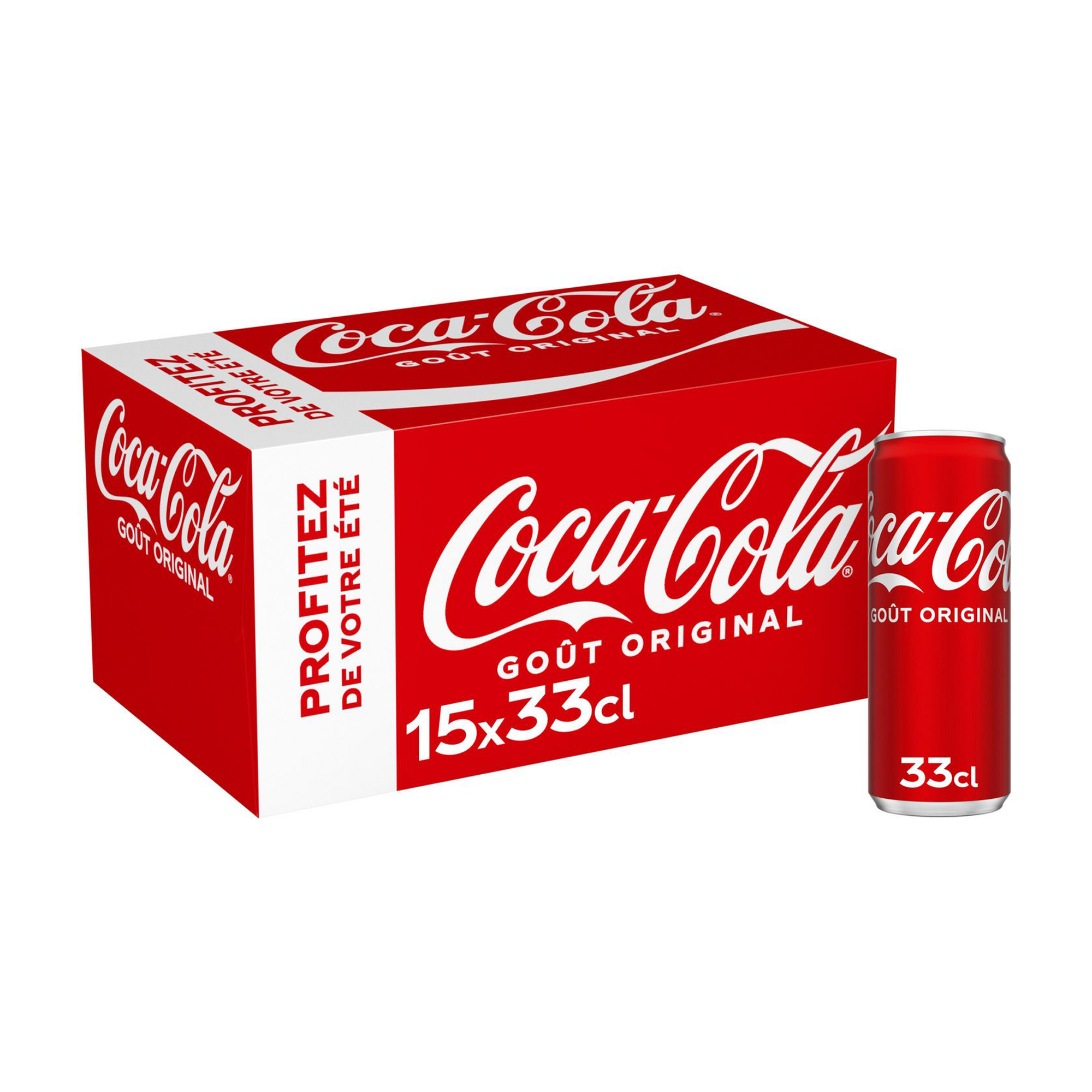 Pack de 15 canettes de Coca Cola
