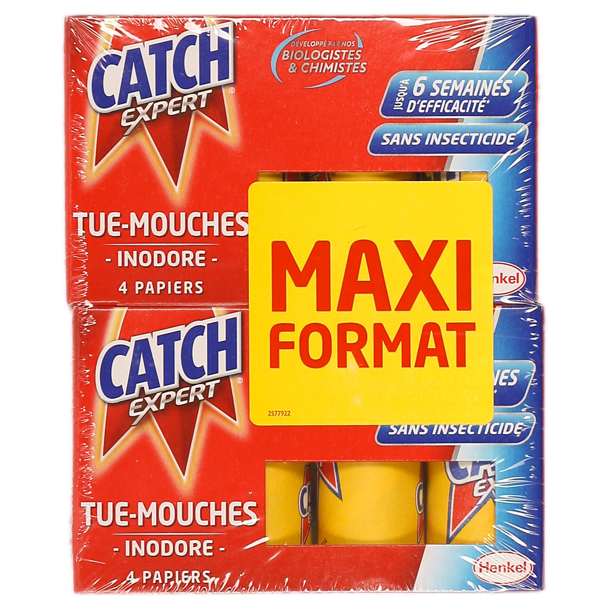 Lot de 4 rubans attrape mouches