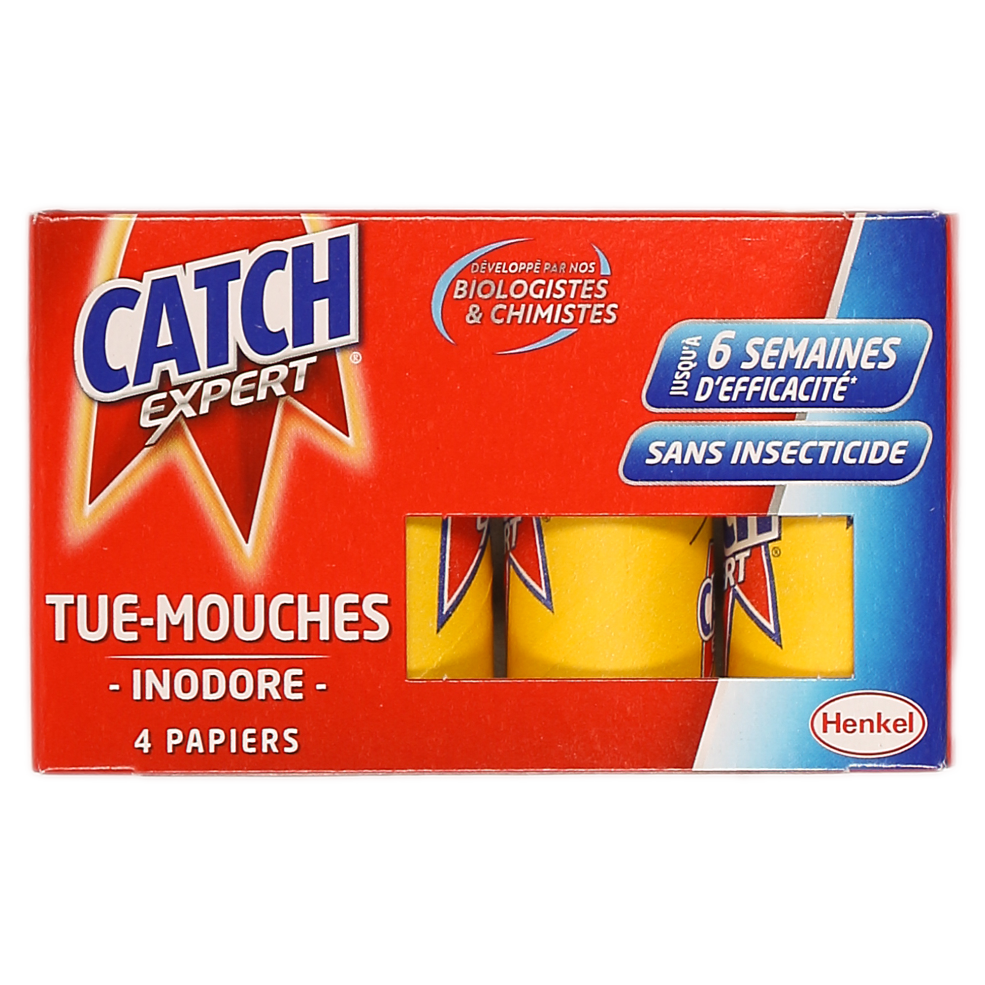 Lot de 4 rubans attrape mouches