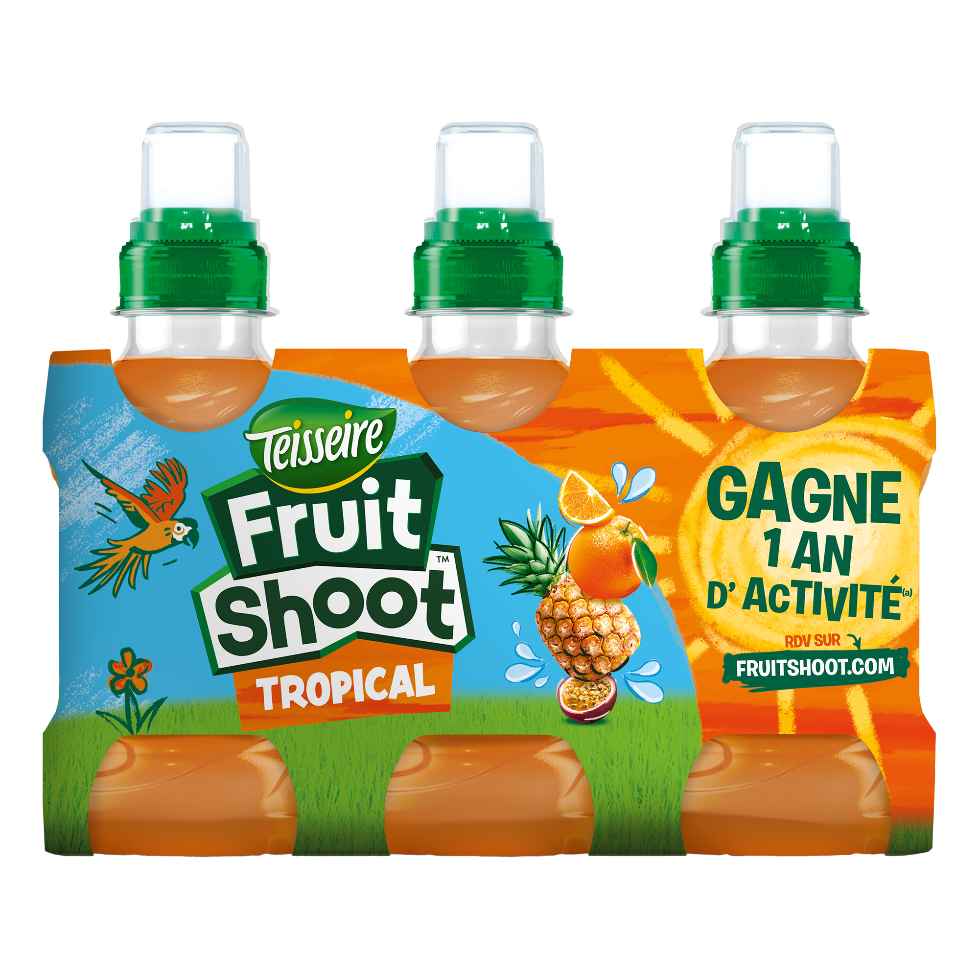 6 bouteilles Fruitshoot tropical