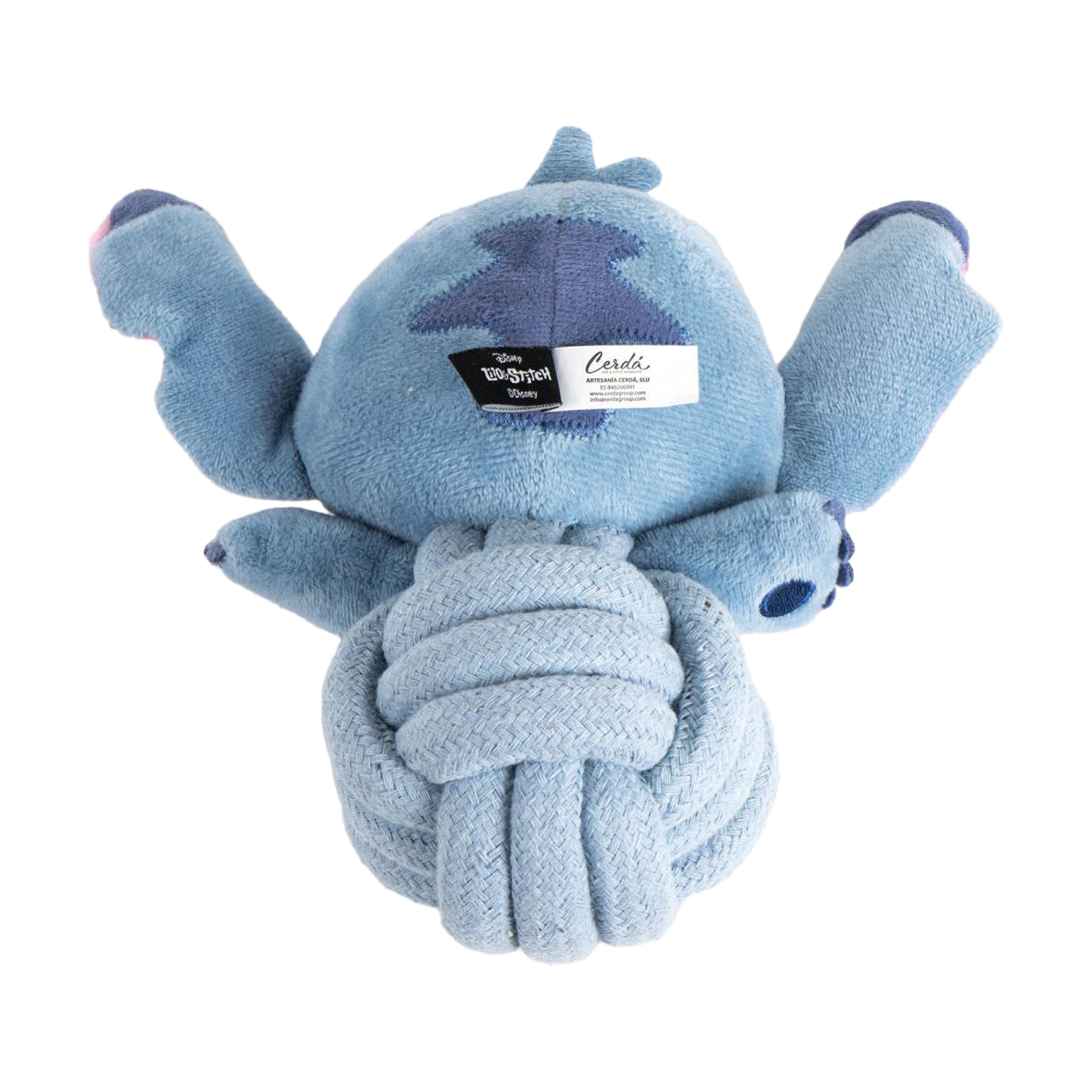 Jouet pour chien balle corde Stitch