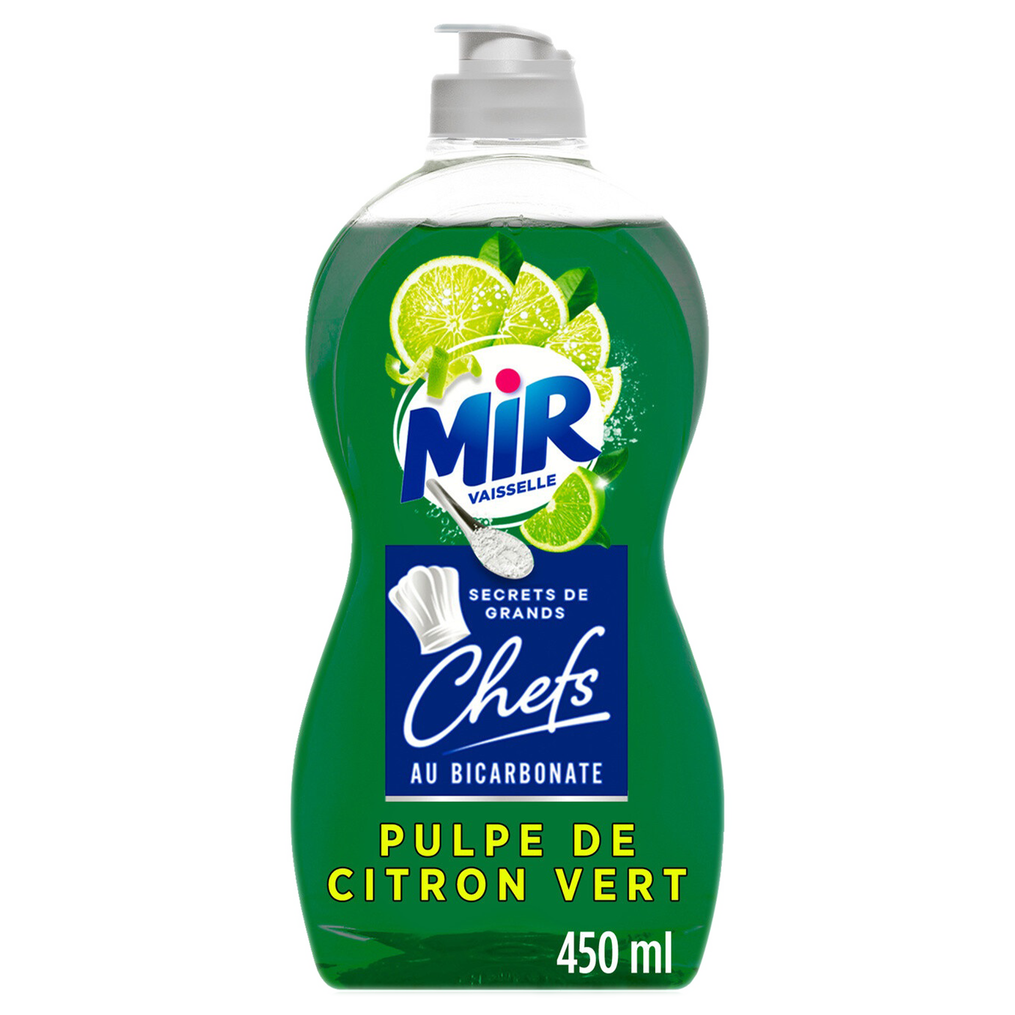 Liquide vaisselle secrets de grands chefs bicarbonate et citron vert