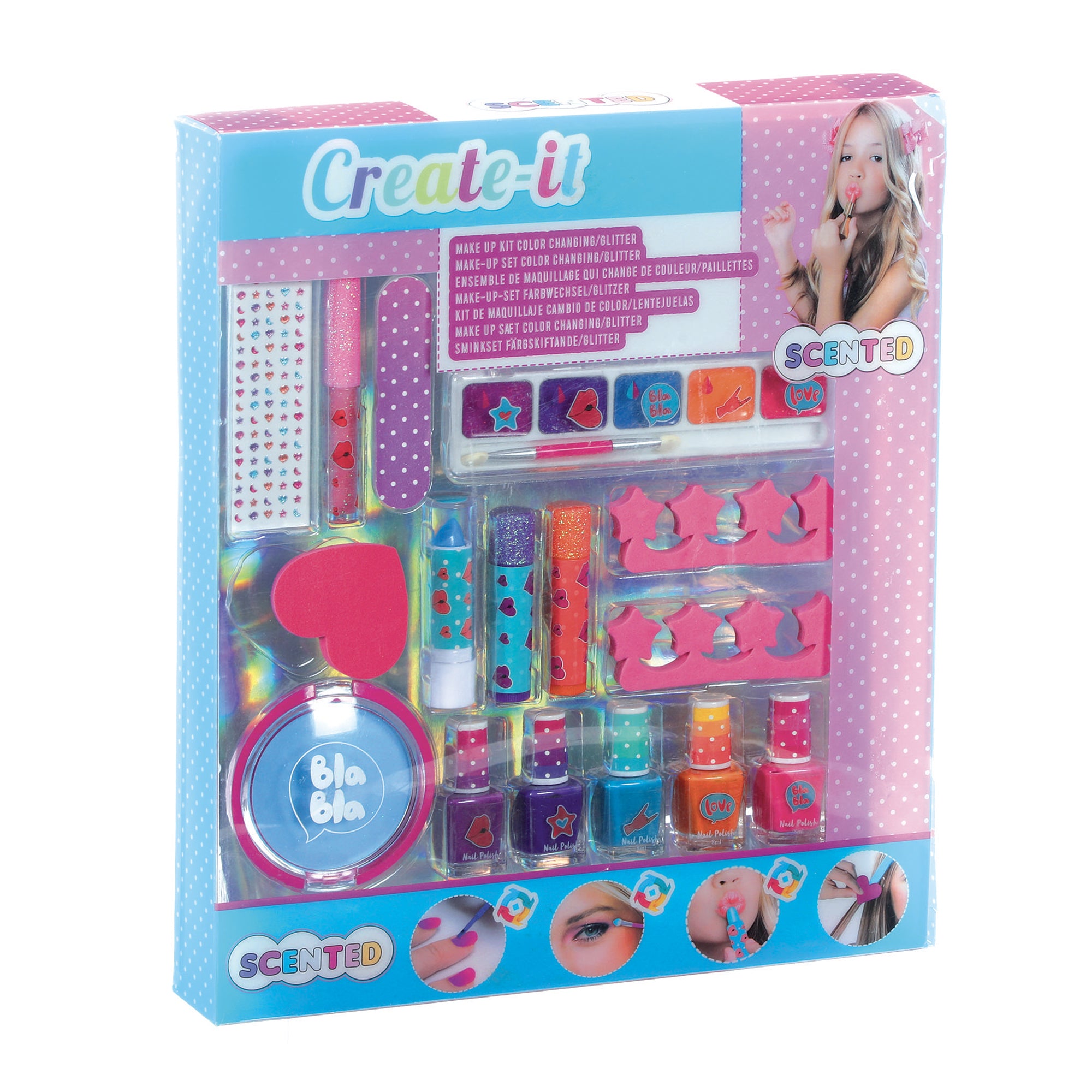 Coffret maquillage paillette