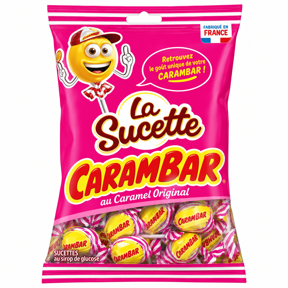 Sucettes au caramel Carambar
