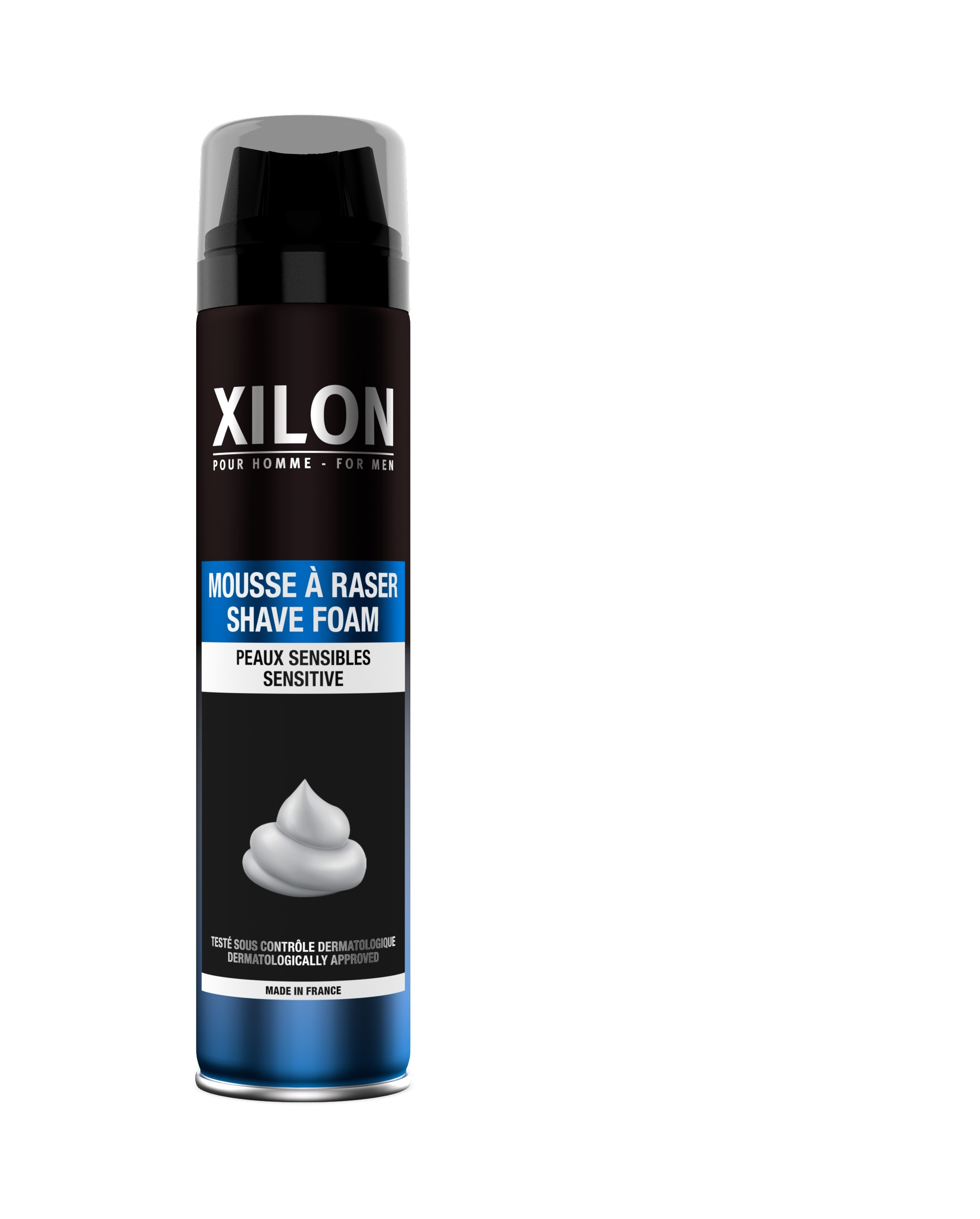 Mousse à raser peaux sensibles
