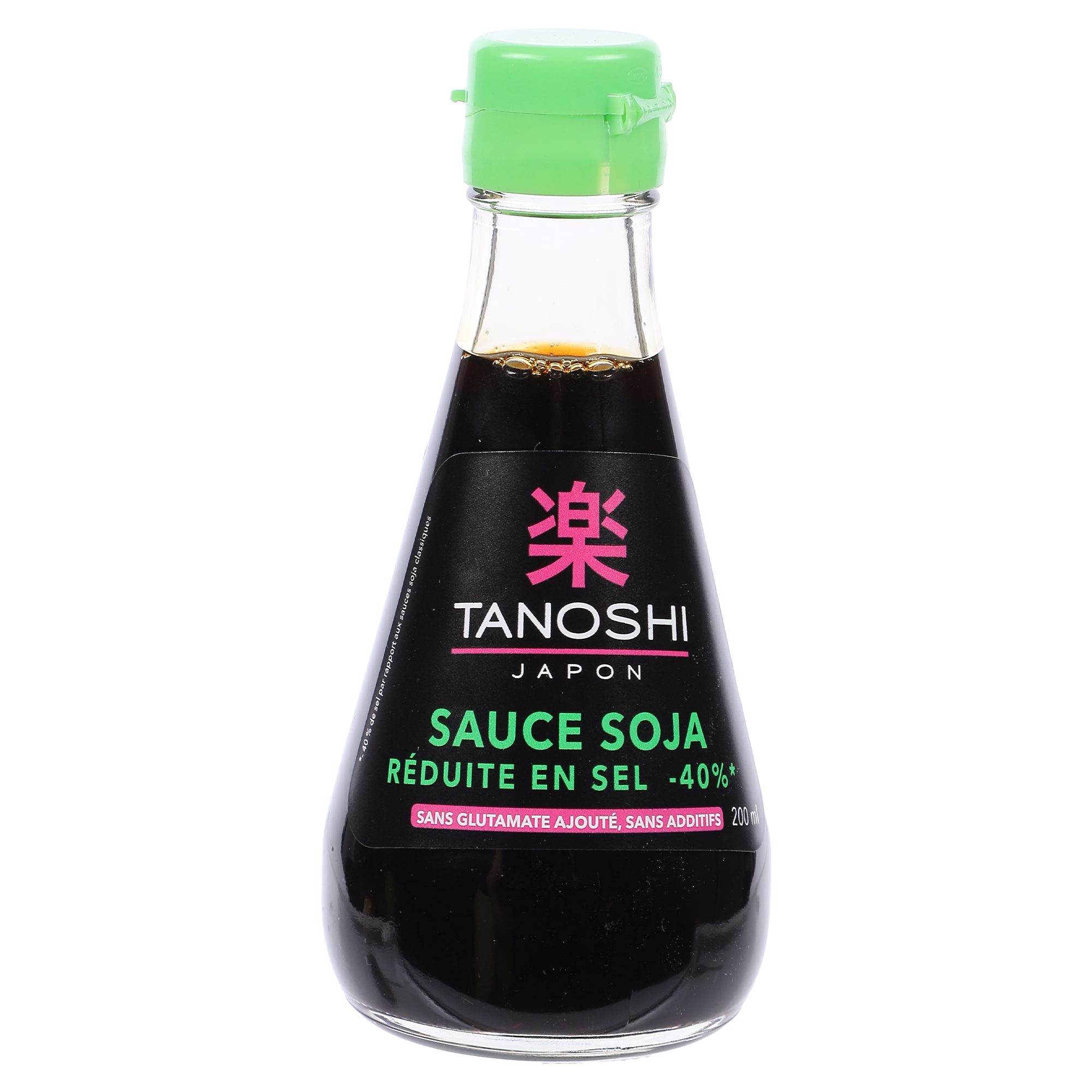 Sauce soja réduite en sel