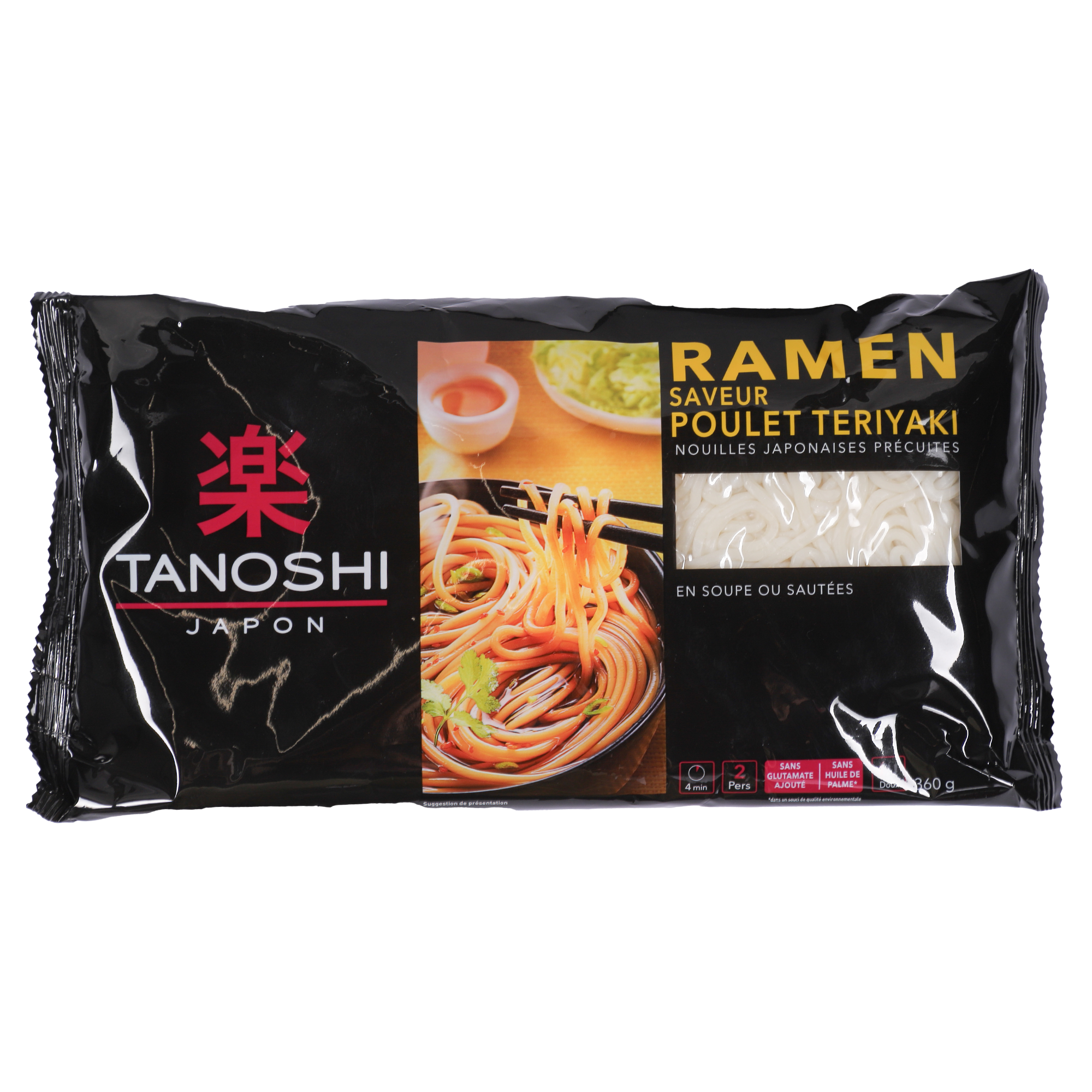 Nouilles japonaises précuites ramen saveur poulet Teriyaki