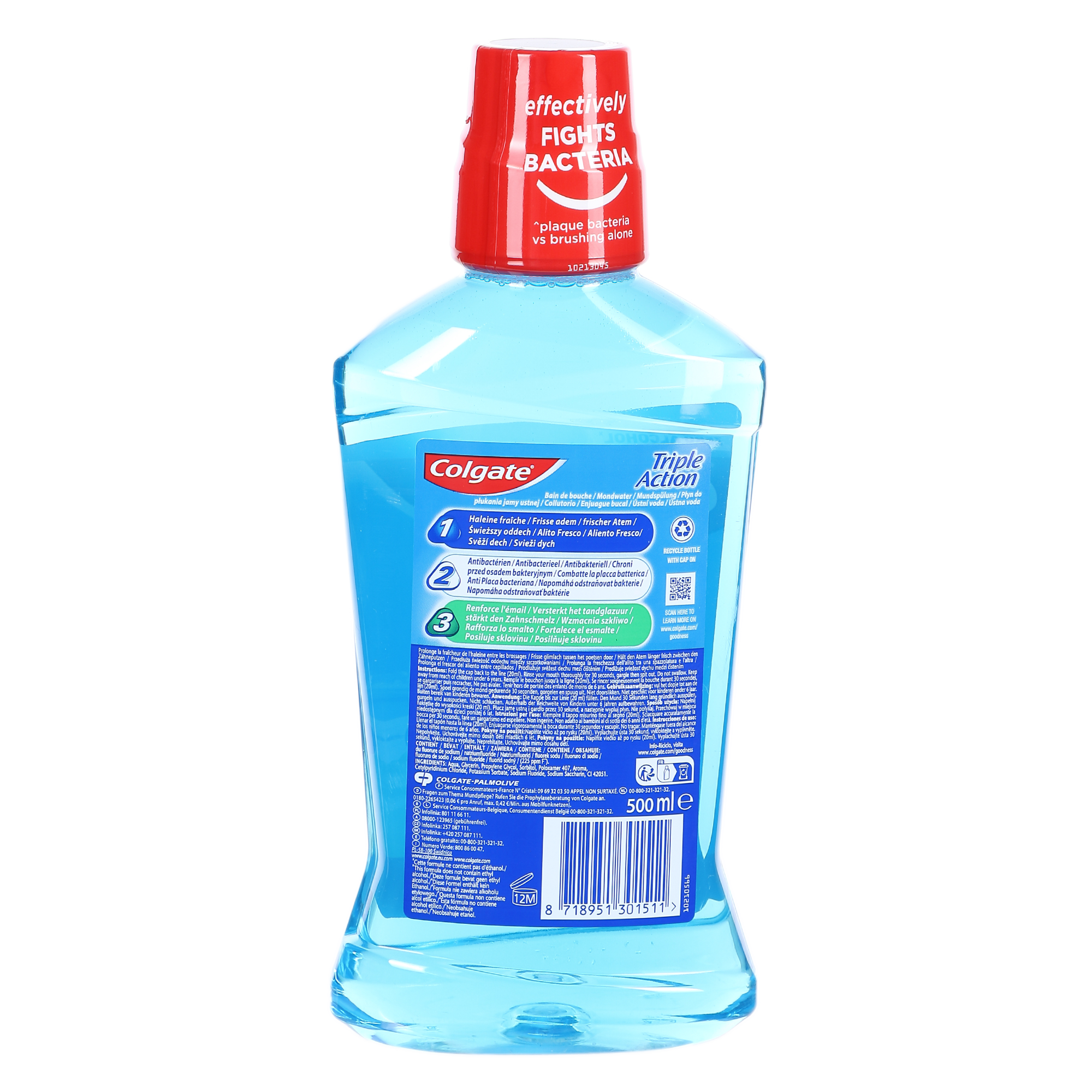 Bain de bouche triple action