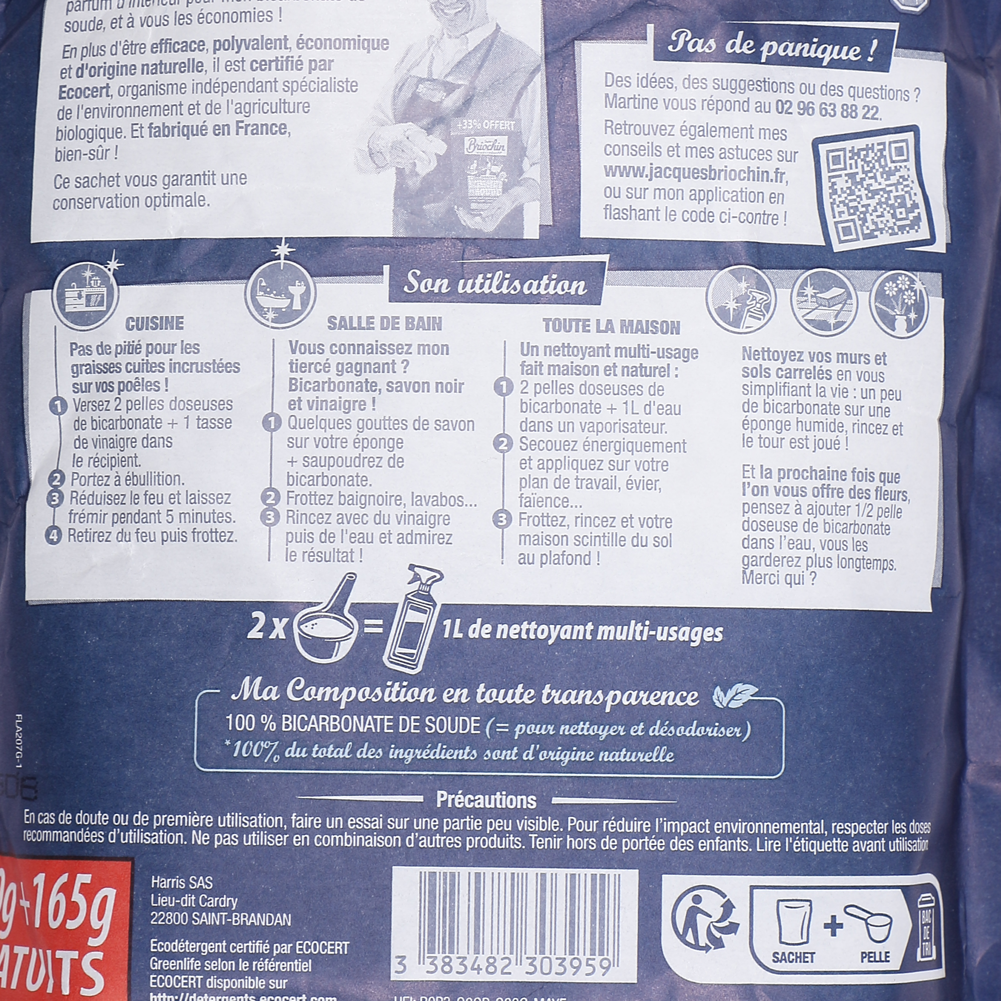 Bicarbonate de soude Ecocert
