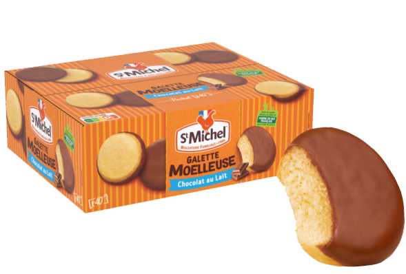 40 galettes moelleuse au chocolat au lait