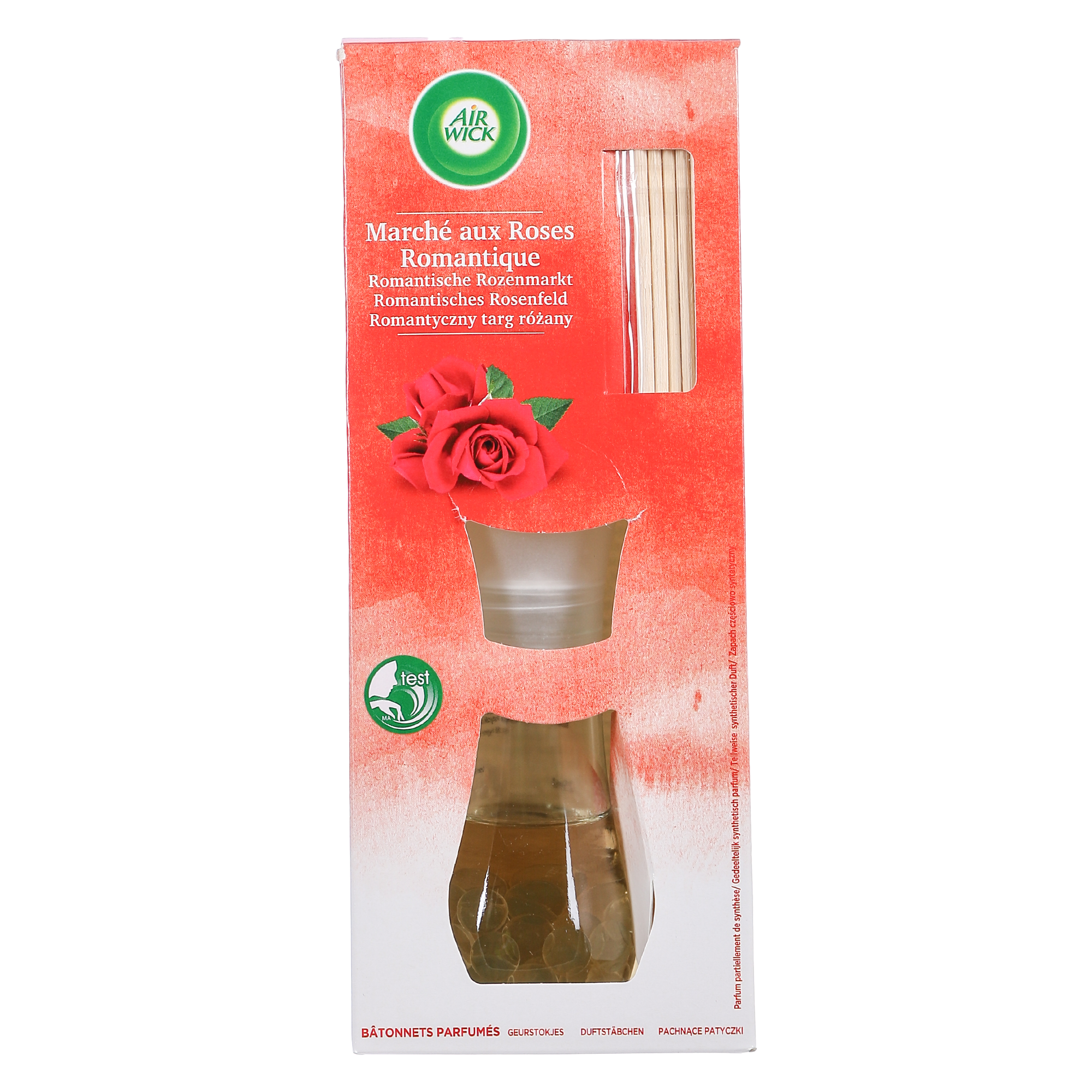 diffuseur de parfum en bâtonnets rose romantique