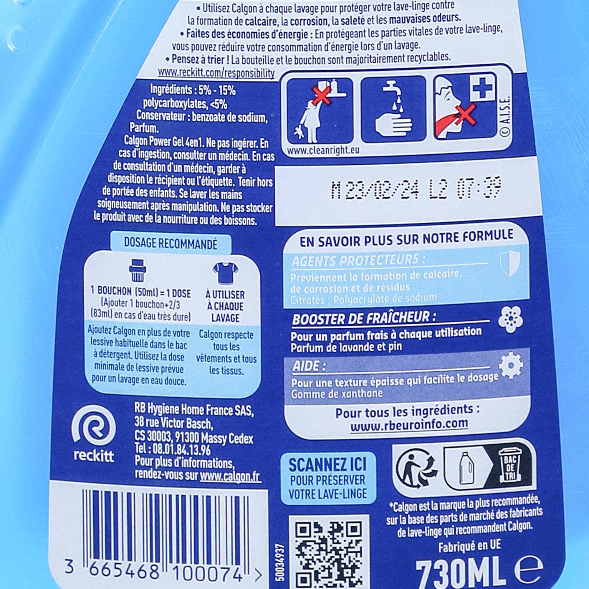 Gel power anti-calcaire