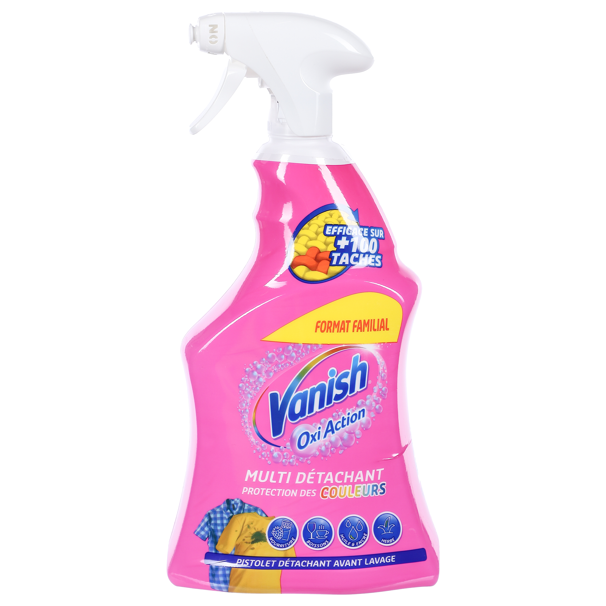 Pistolet détachant avant-lavage oxi action