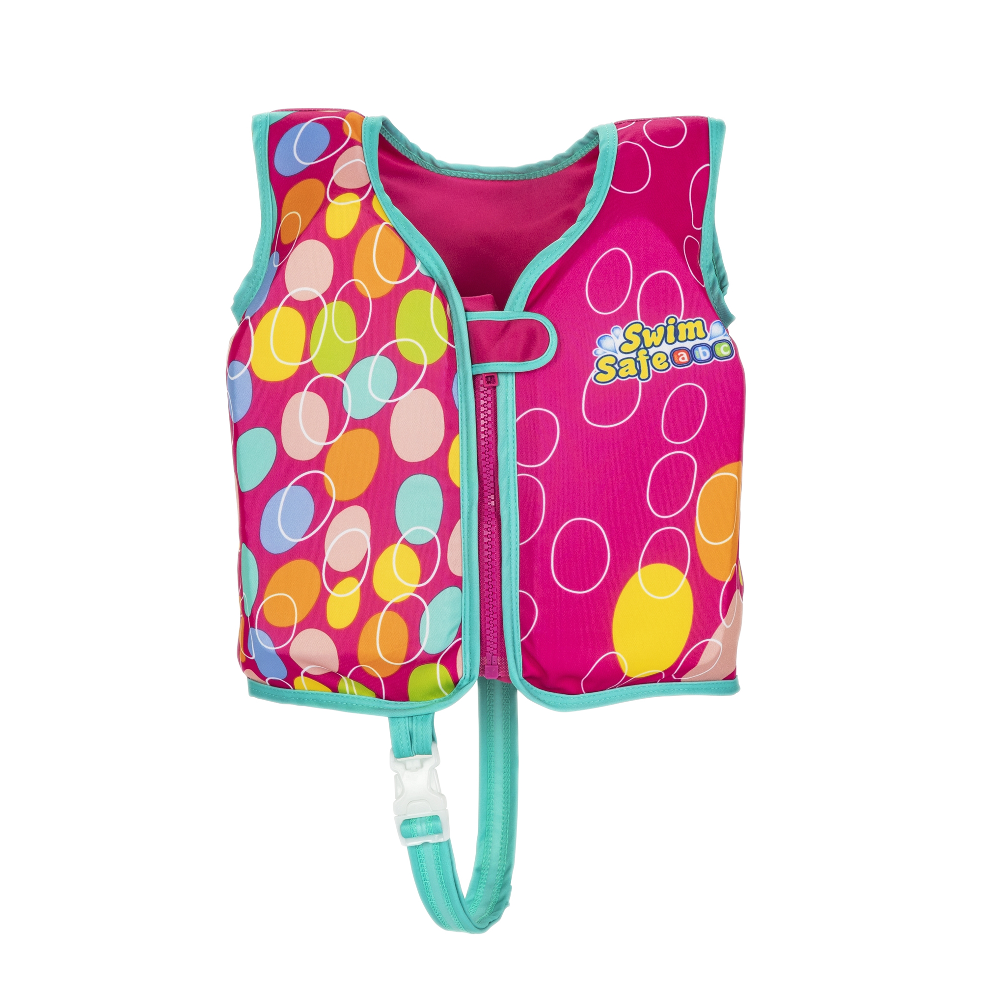 Gilet de bain en tissu Rose / Vert