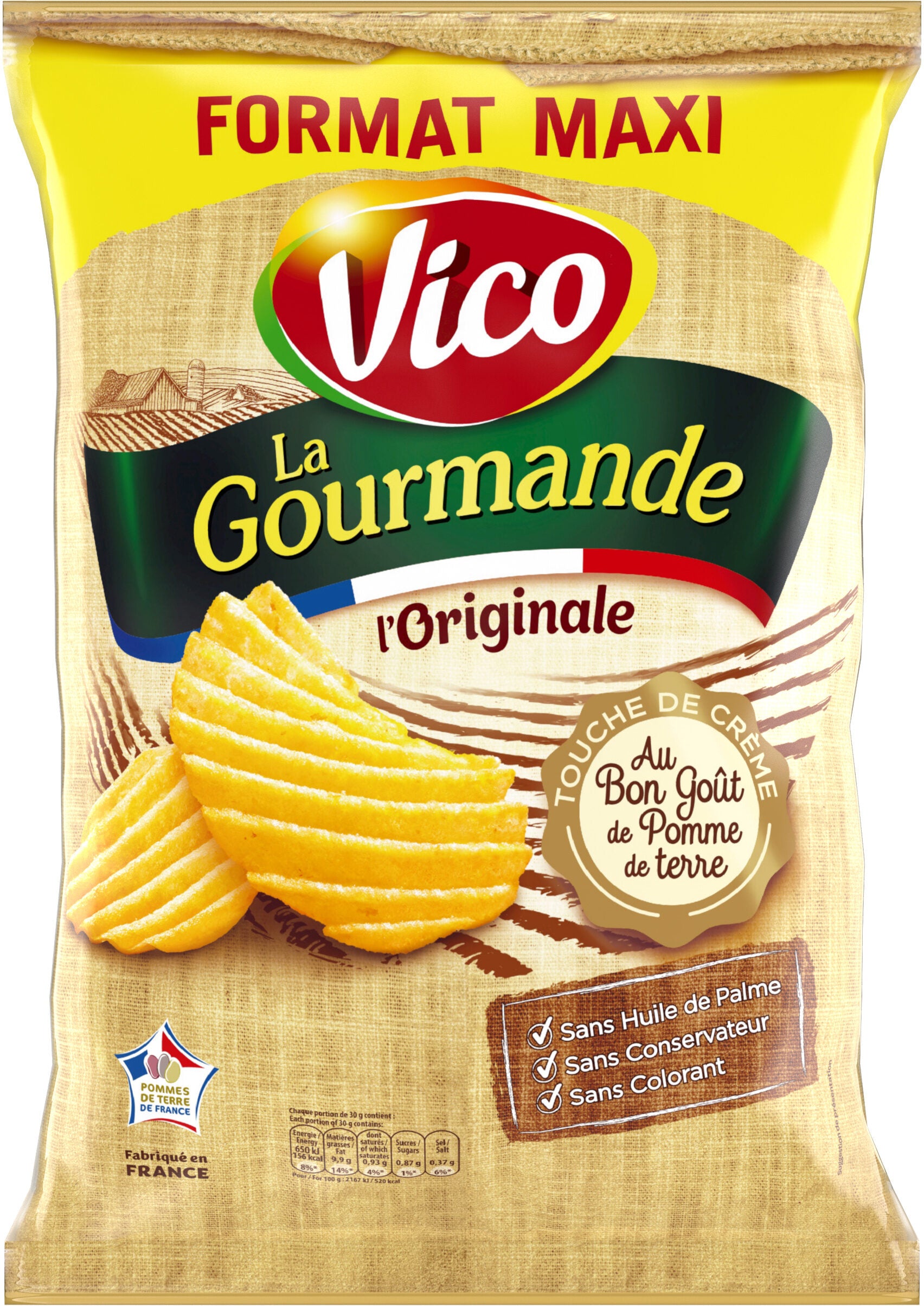 Chips nature La Gourmande