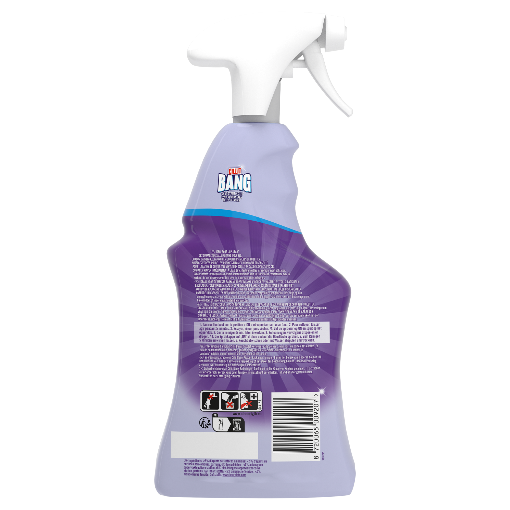 Pistolet nettoyant salle de bain