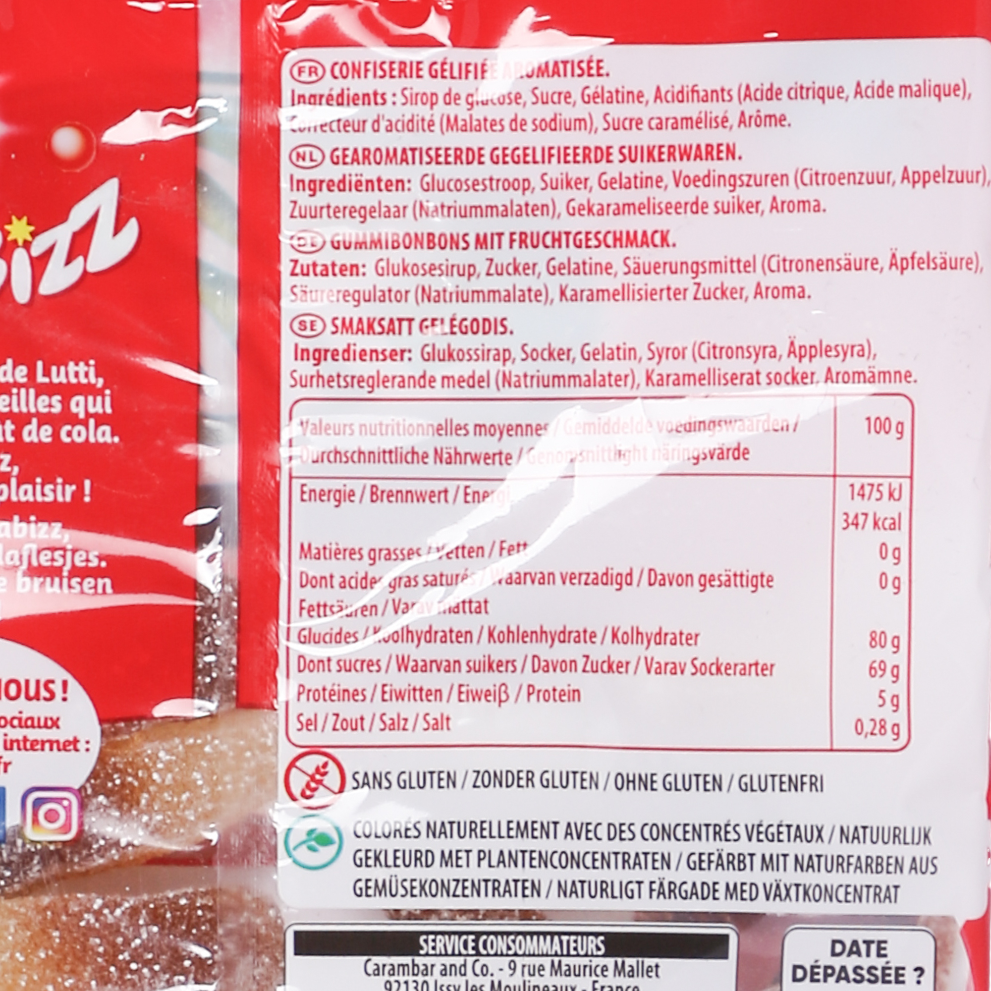 Sachet colabizz