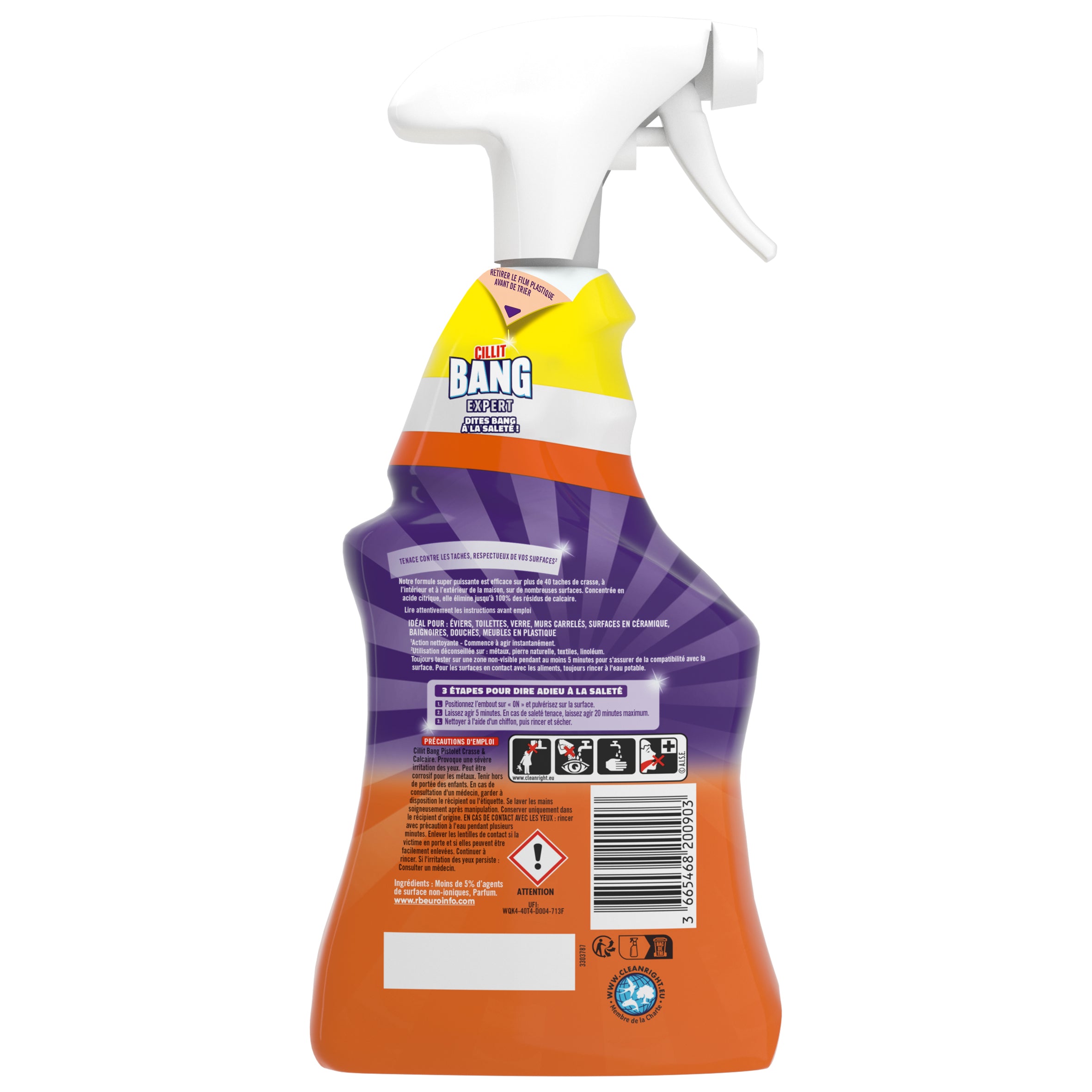 Pistolet nettoyant expert crasse et calcaire