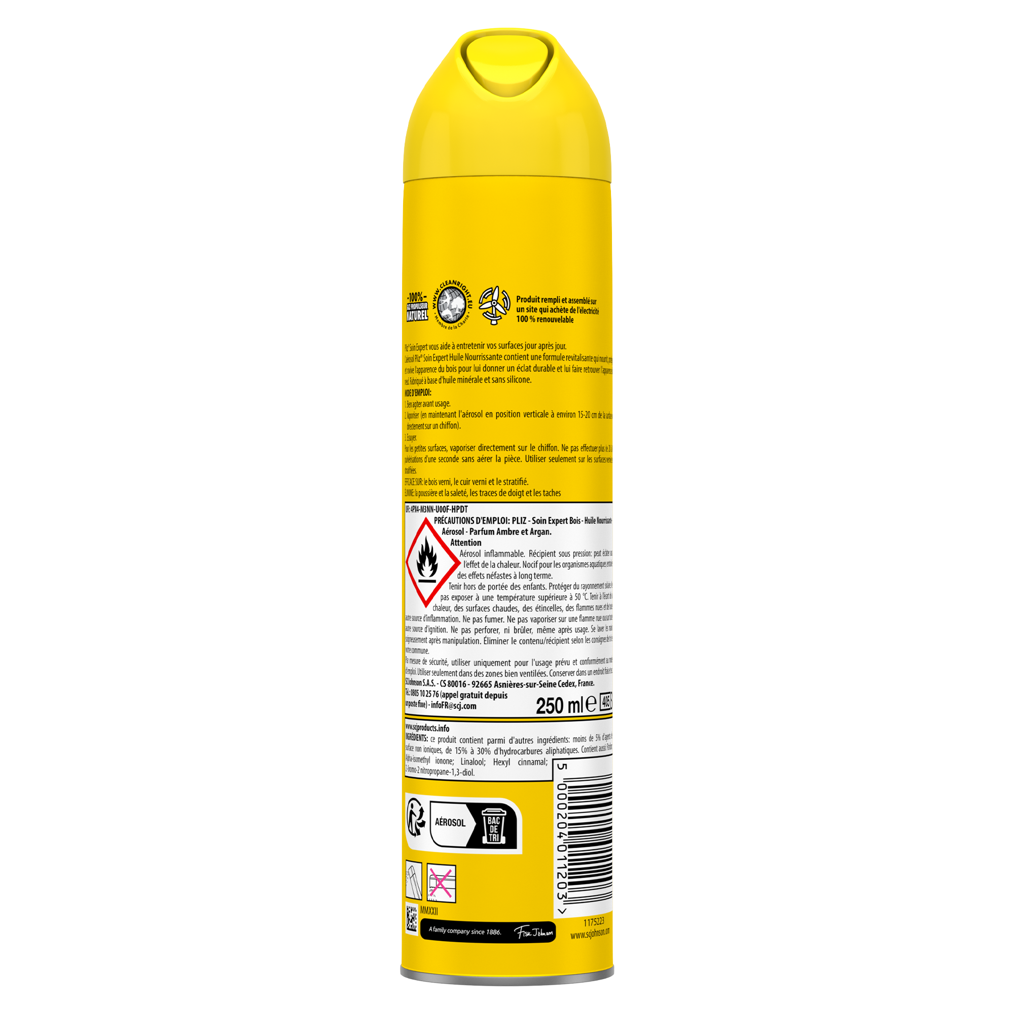 Spray huile nourrissante meubles