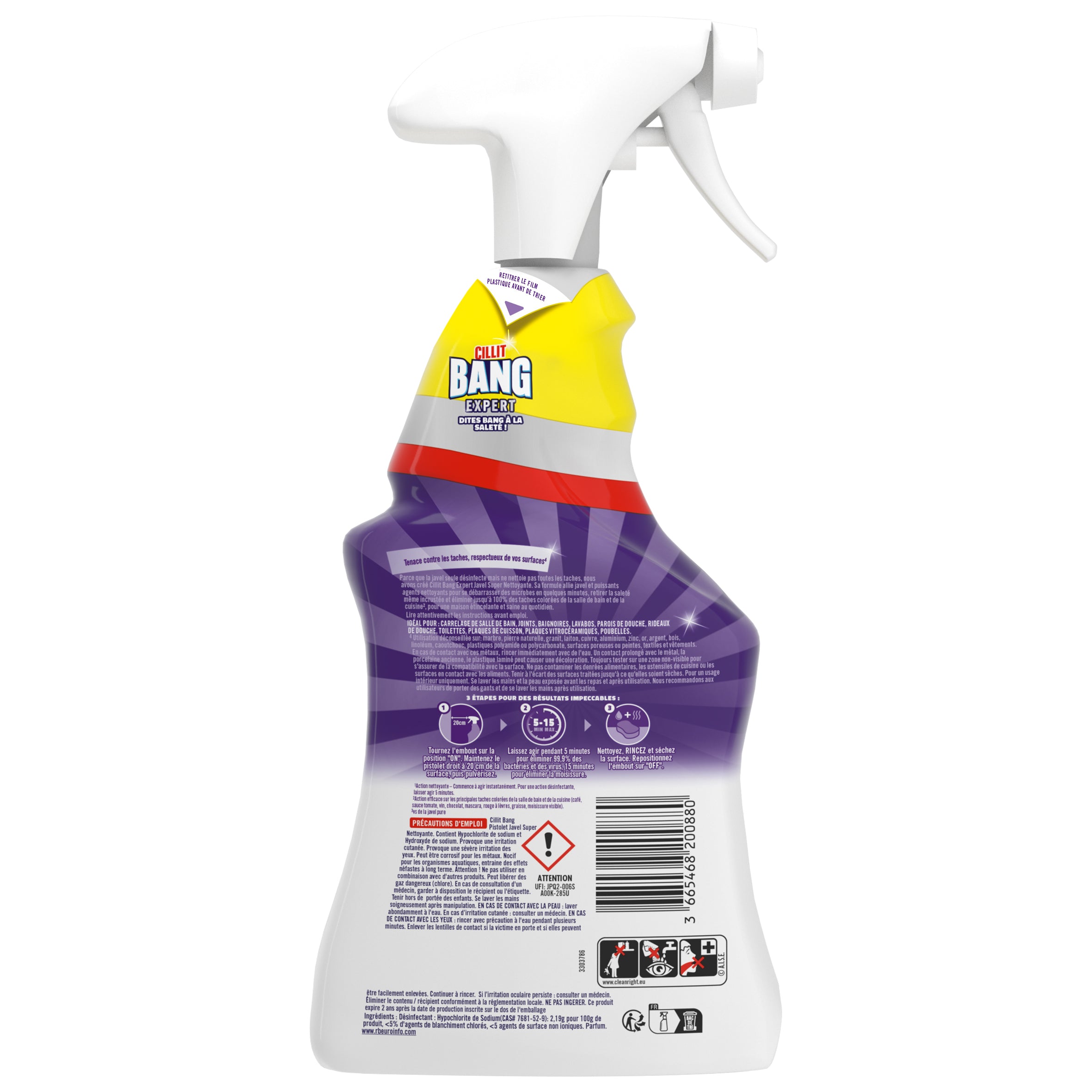 Pistolet nettoyant expert javel