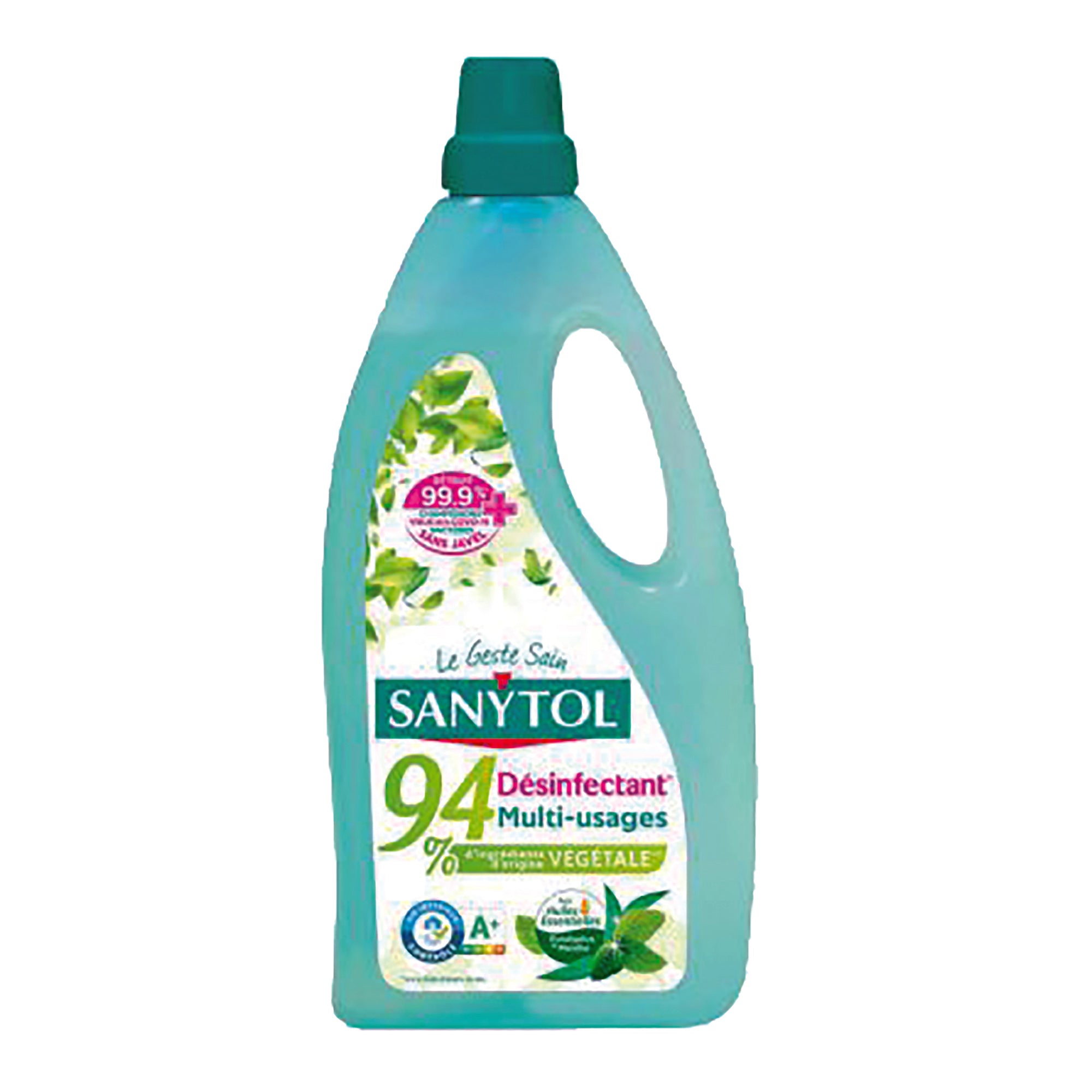 Nettoyant désinfectant sols et surface 94% végétal eucalyptus et menthe