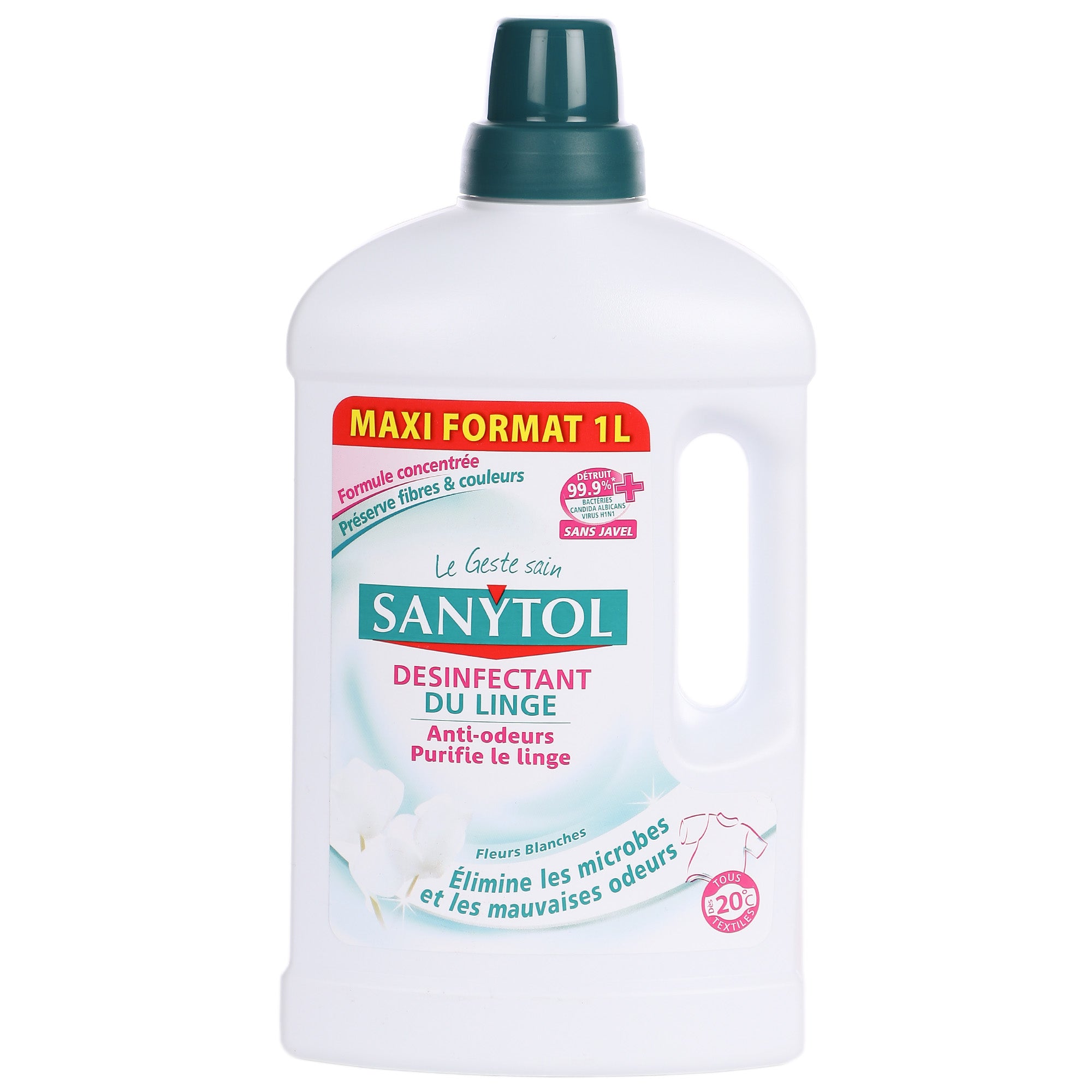 Liquide désinfectant du linge anti odeur