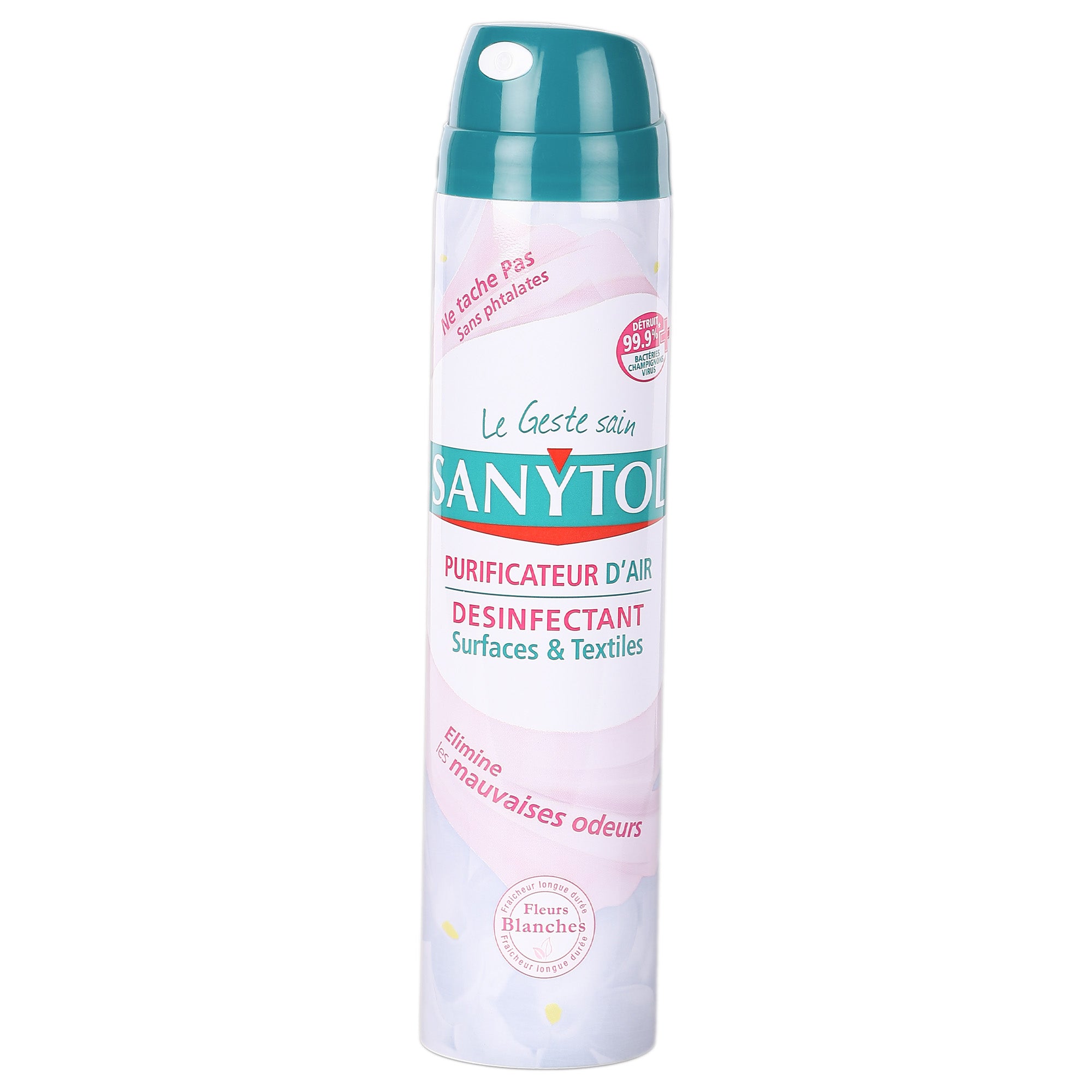 Spray désodorisant fleurs blanches