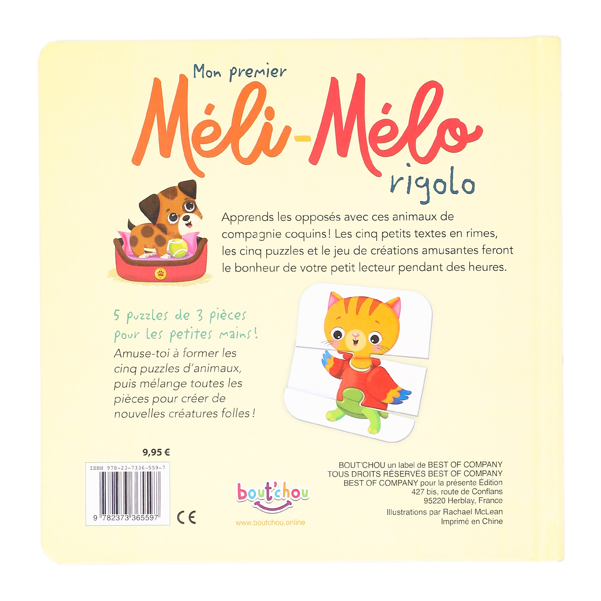 Mon premier méli-mélo rigolo - Orange